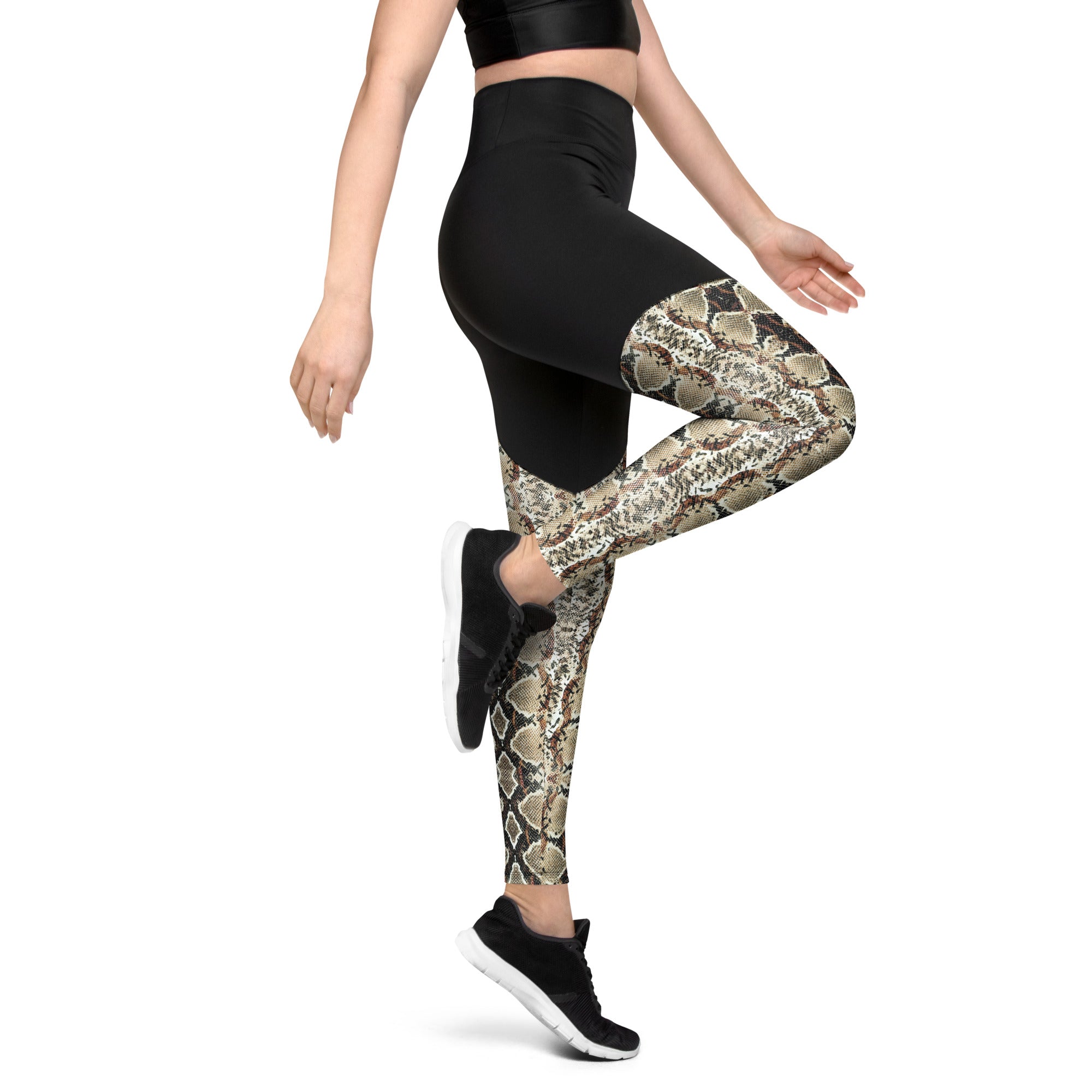 Sports Leggings Python Skin