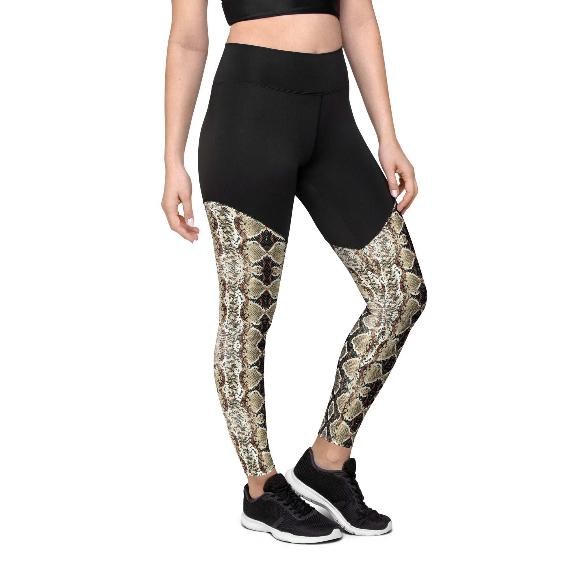 Sports Leggings Python Skin