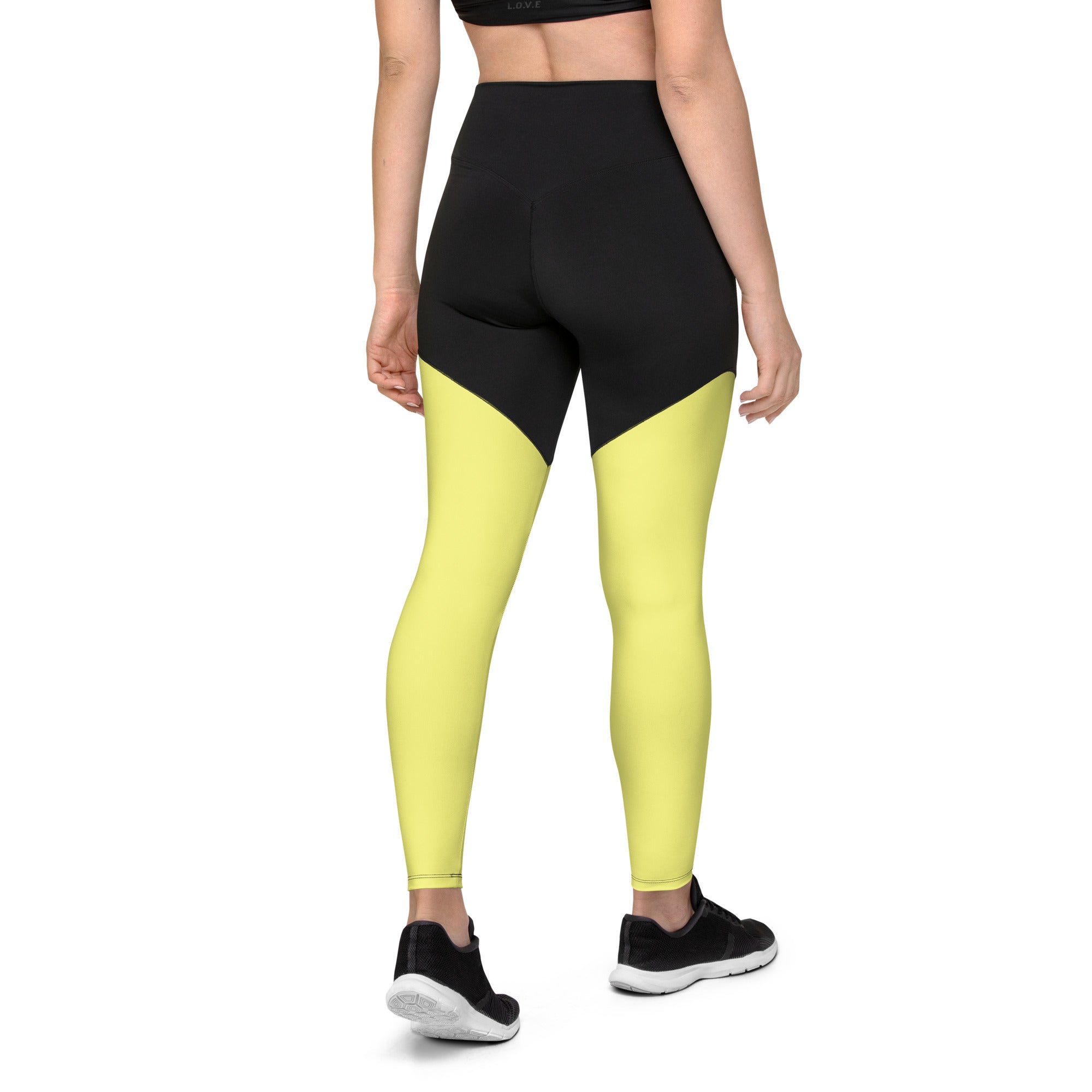 Sports Leggings Yellow