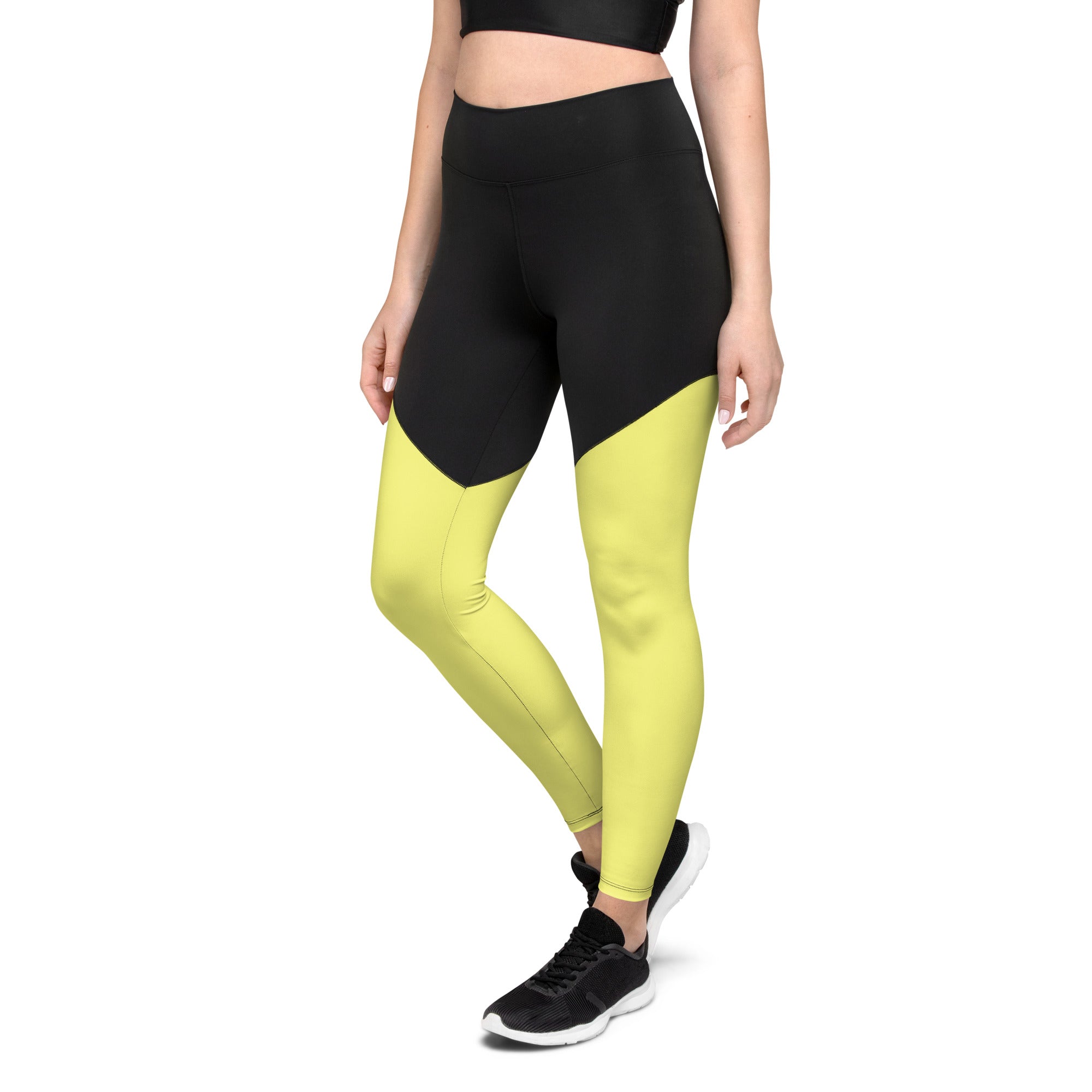 Sports Leggings Yellow