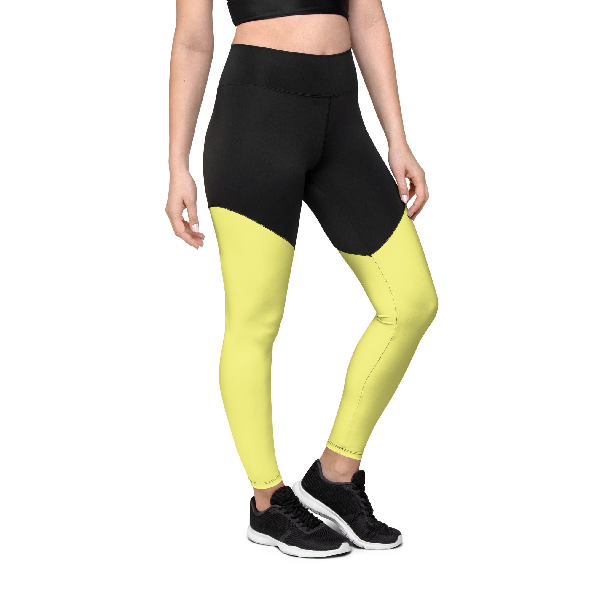 Sports Leggings Yellow