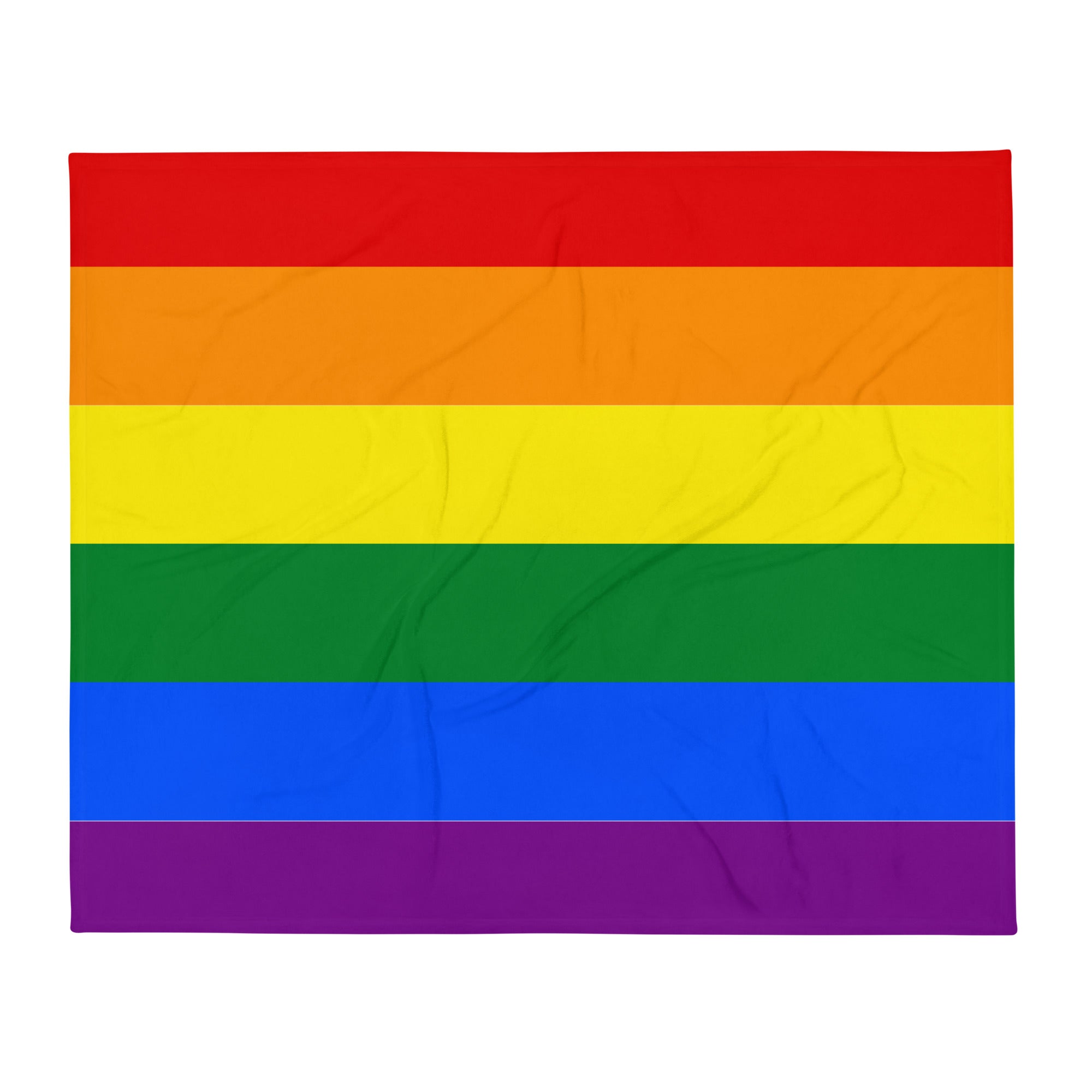 Throw Blanket Rainbow (50inch x 60inch)