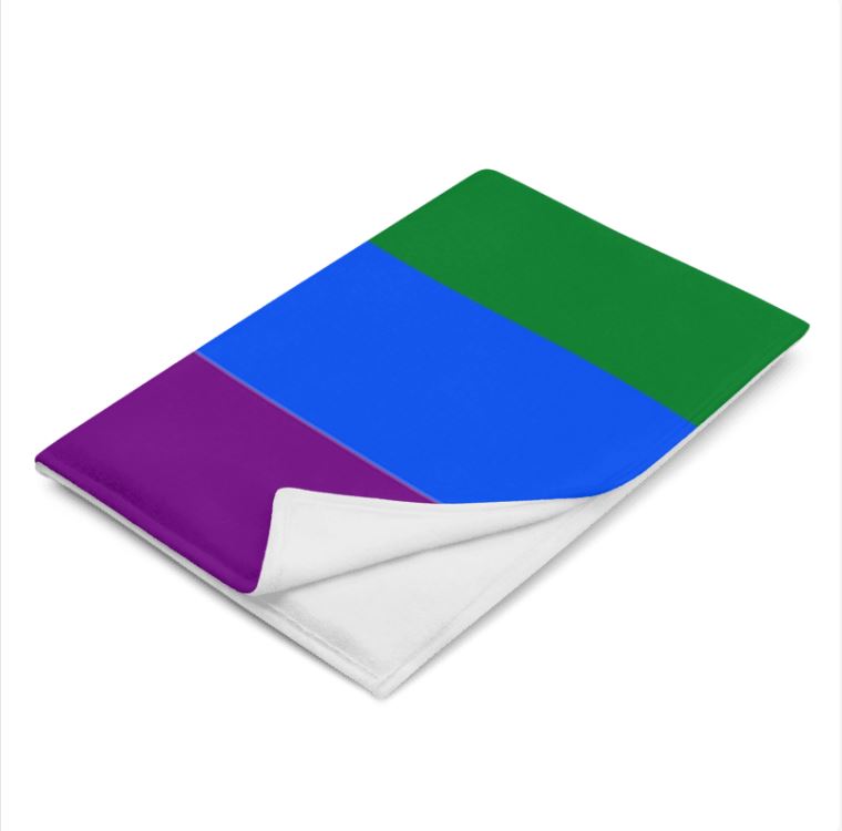 Throw Blanket Rainbow(60inch x 80inch)