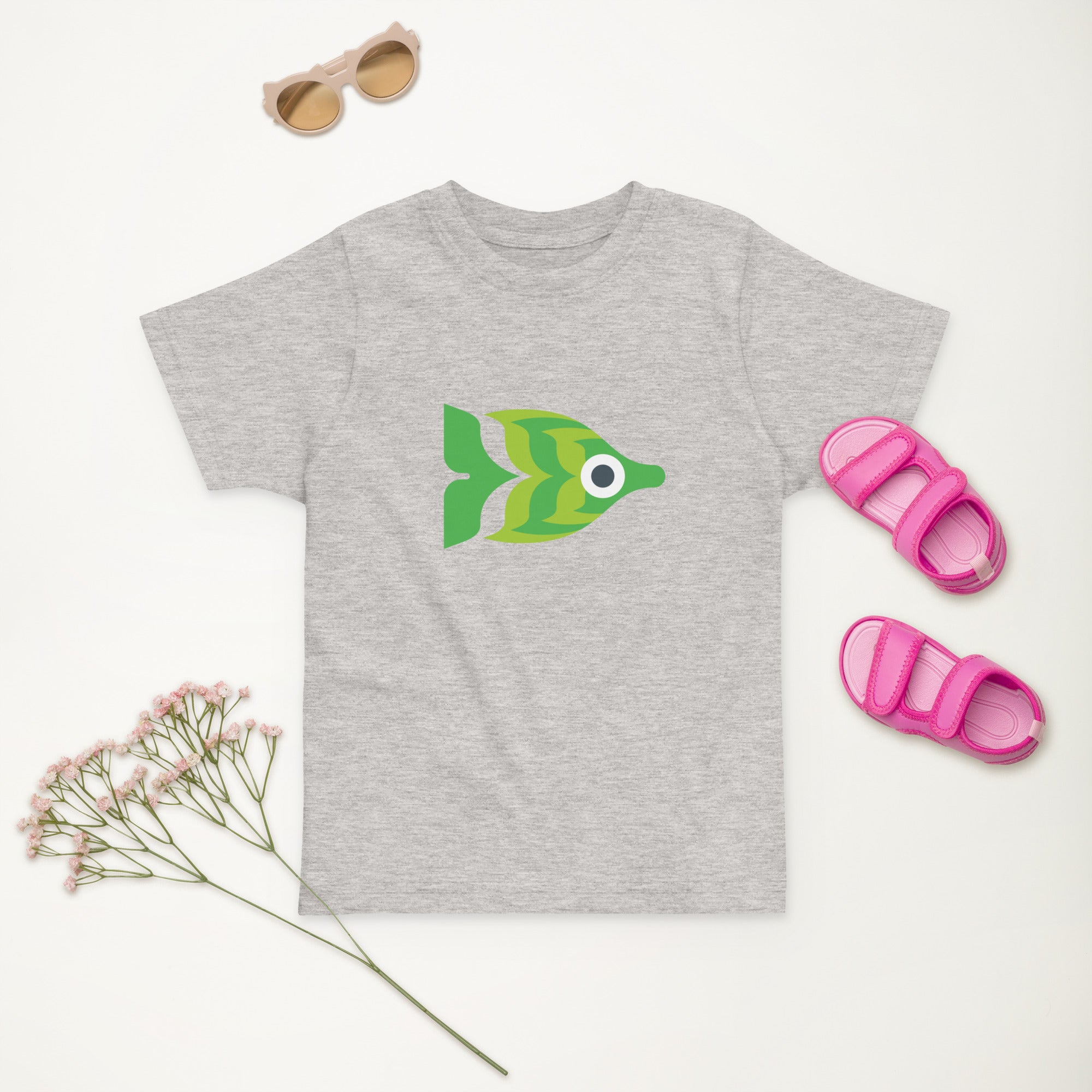 Toddler jersey t shirt Fish I