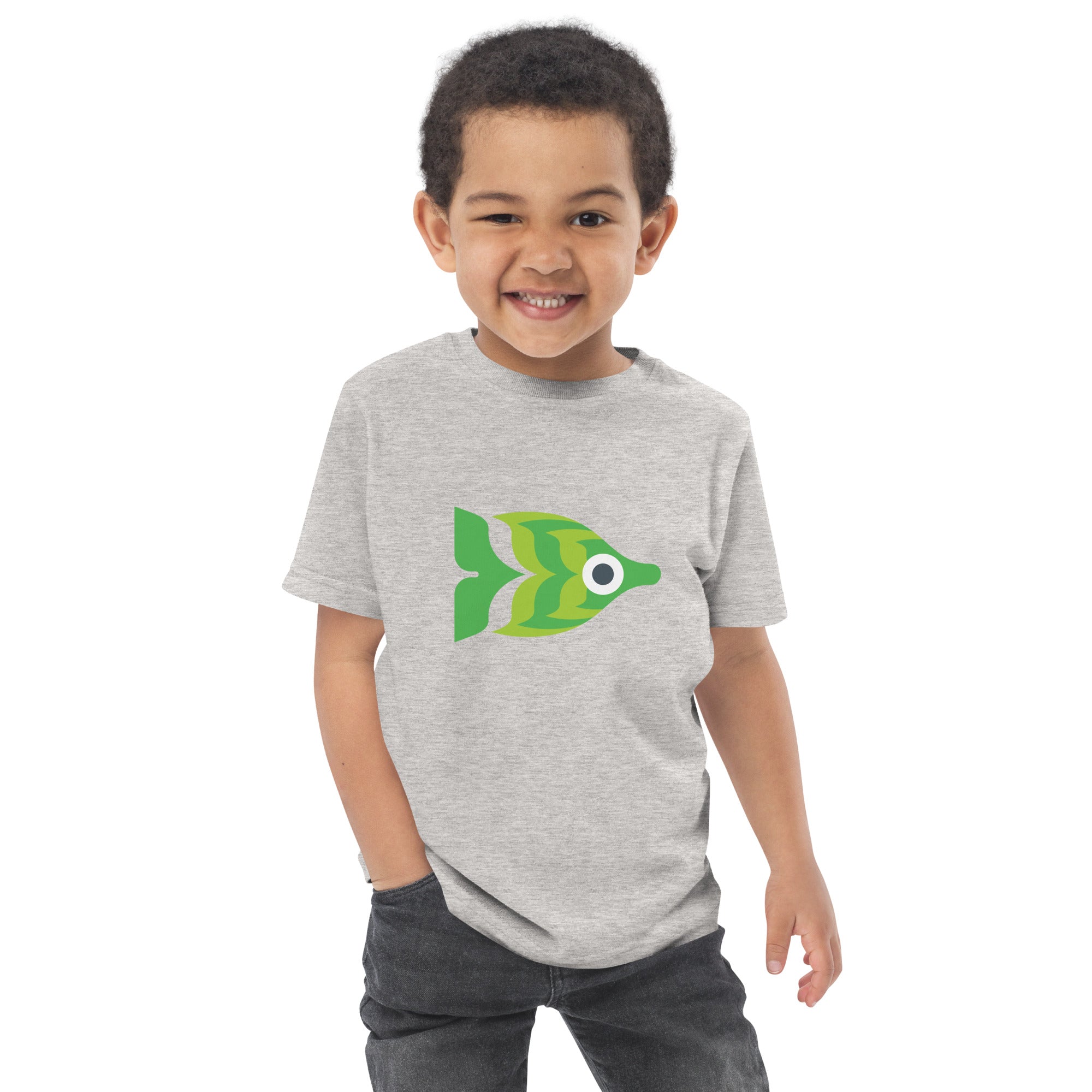Toddler jersey t shirt Fish I