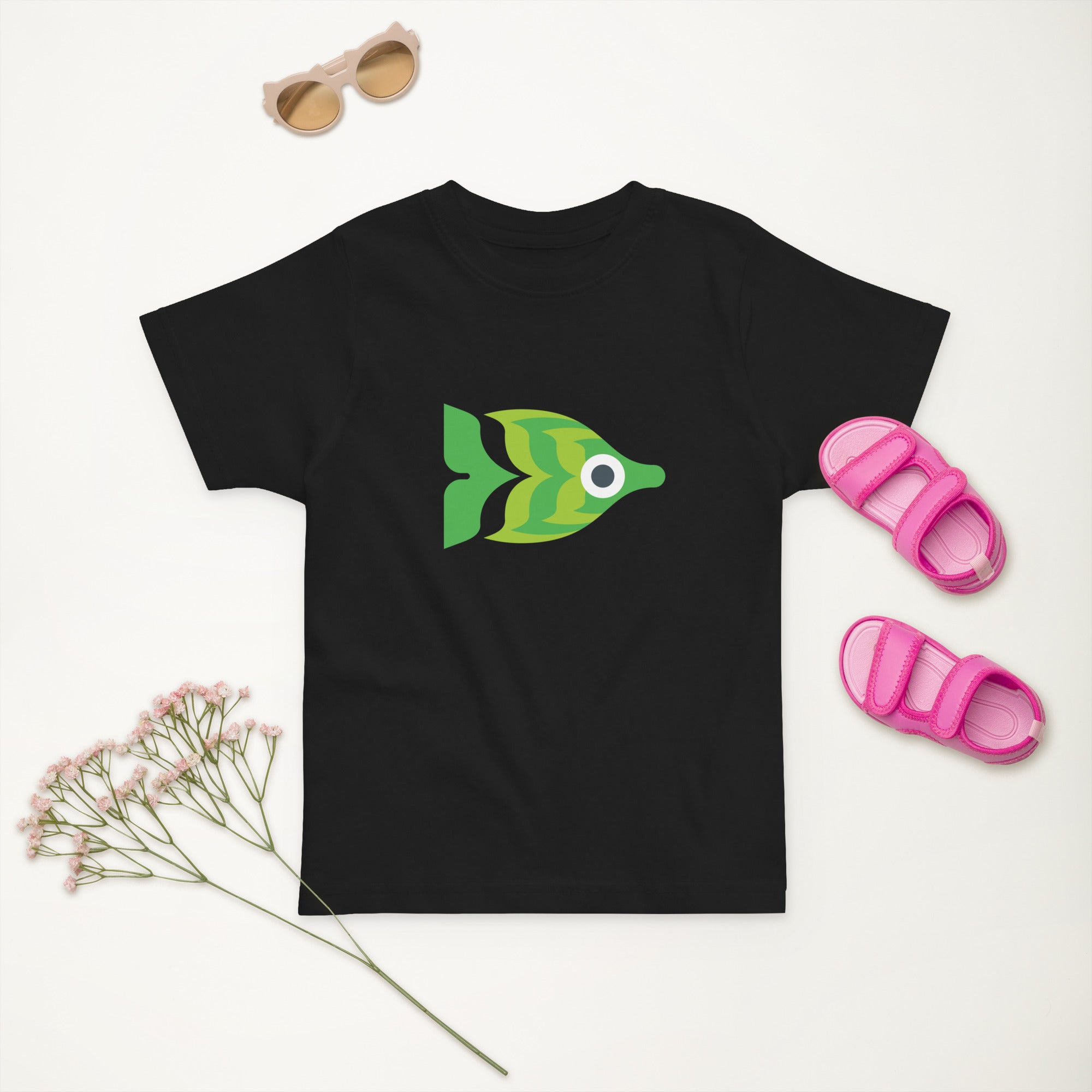 Toddler jersey t shirt Fish I