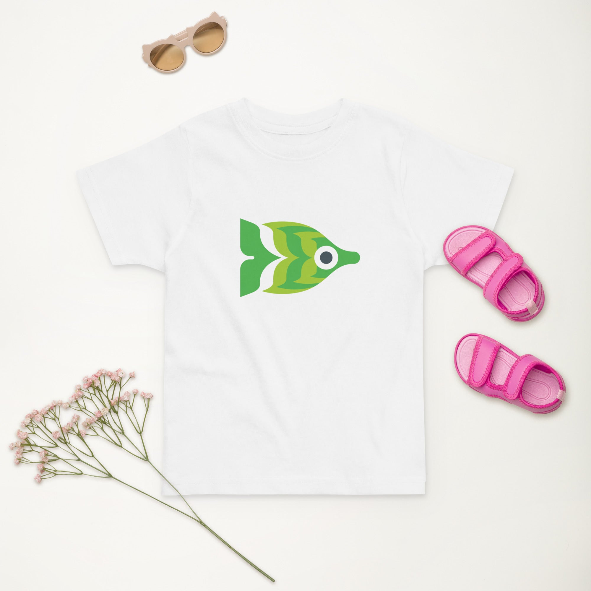 Toddler jersey t shirt Fish I
