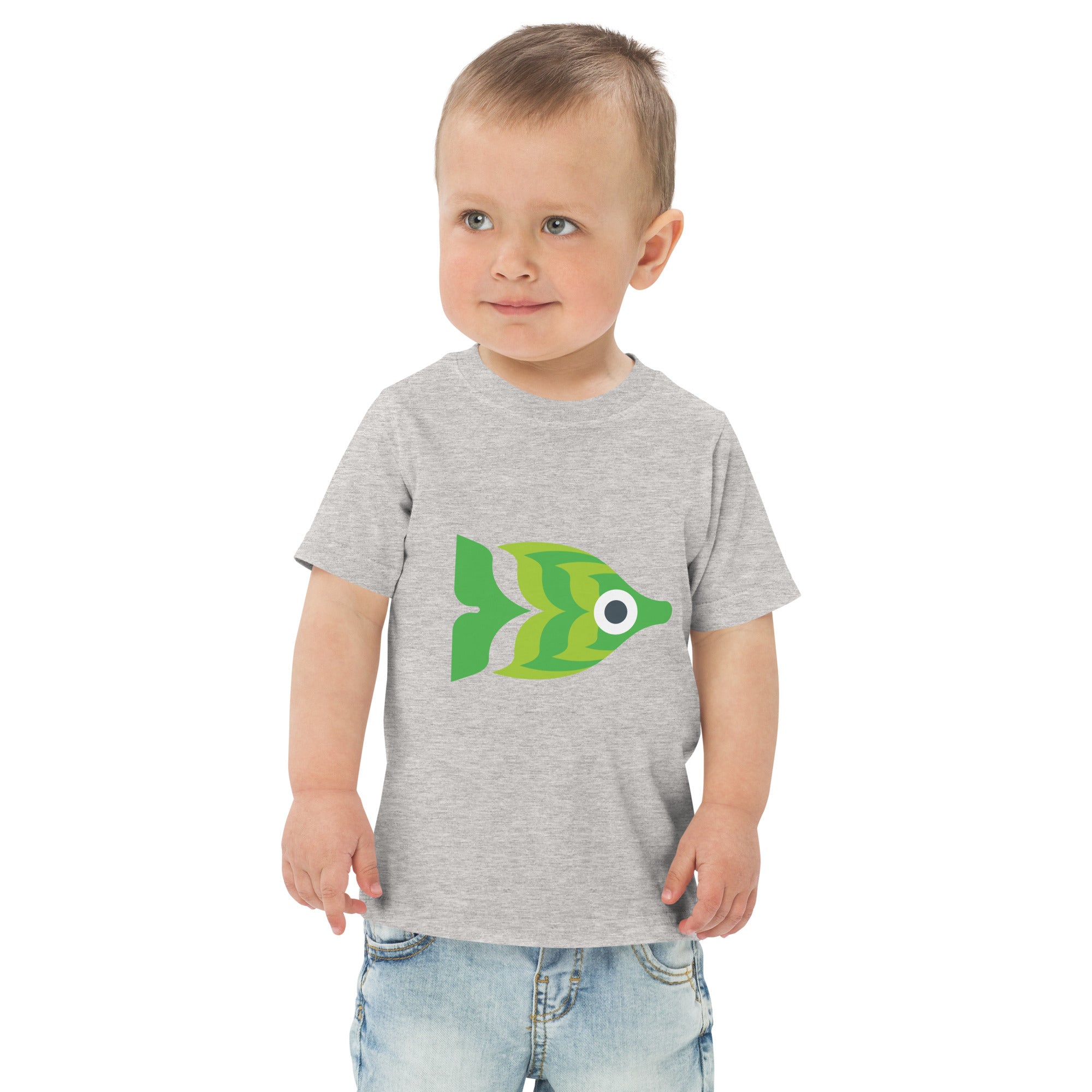 Toddler jersey t shirt Fish I