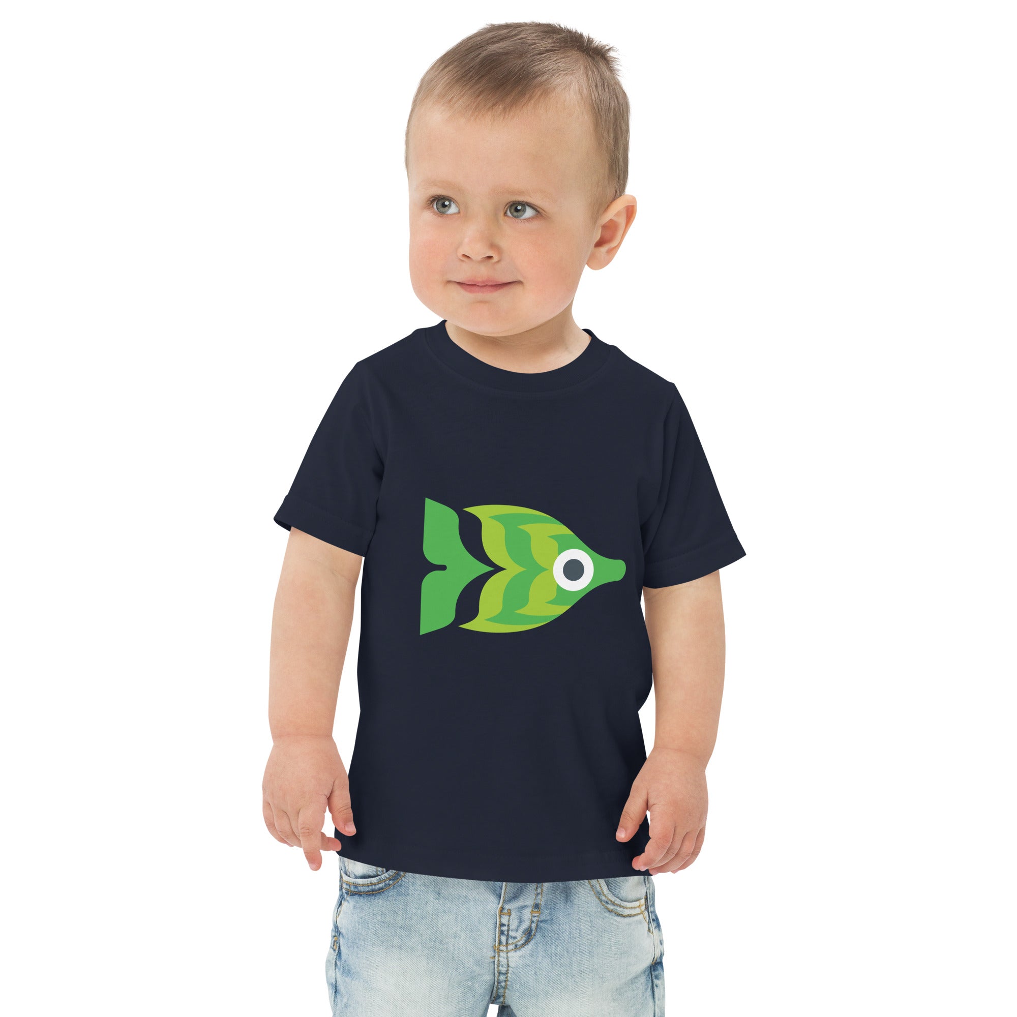 Toddler jersey t shirt Fish I