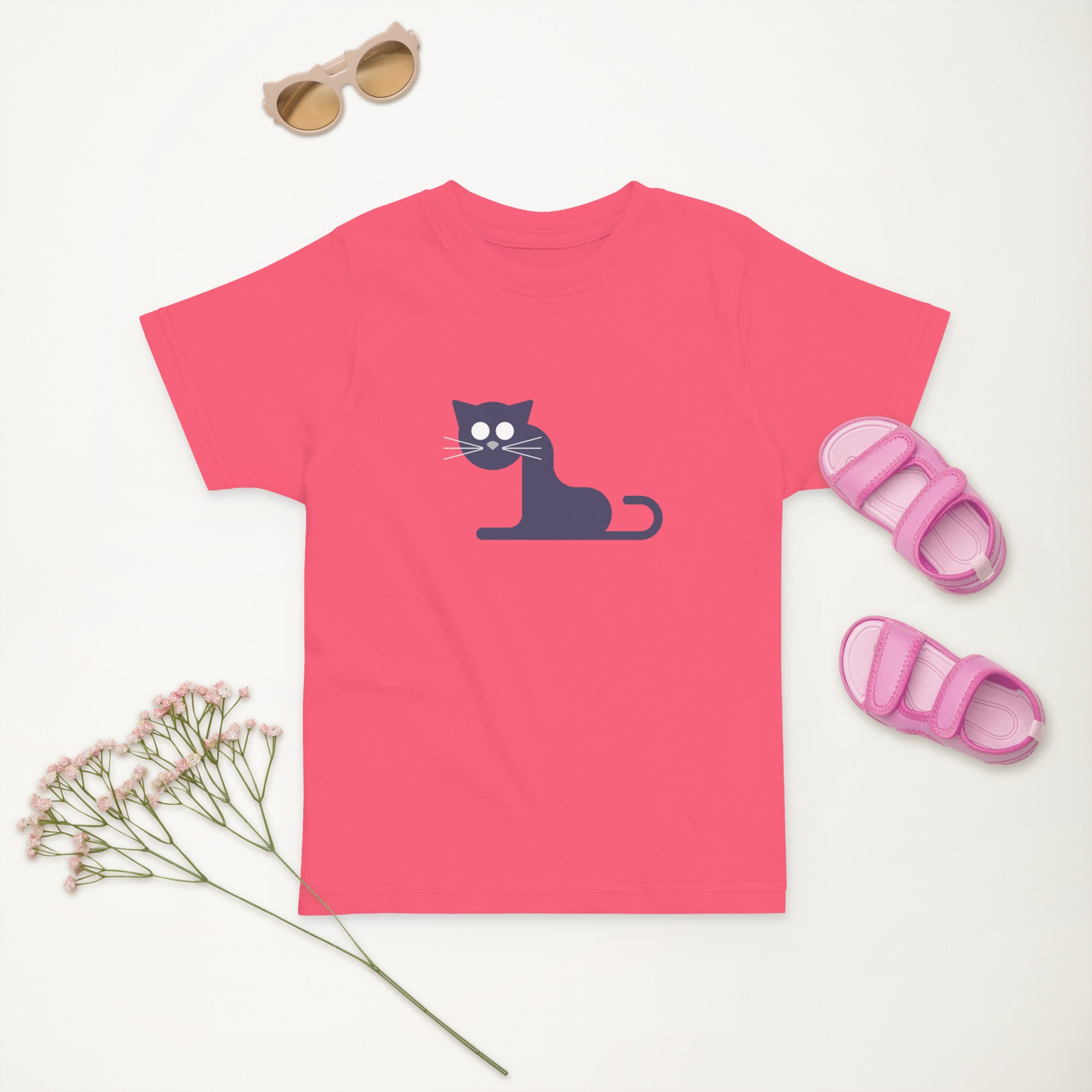 Toddler jersey t shirt Kitty