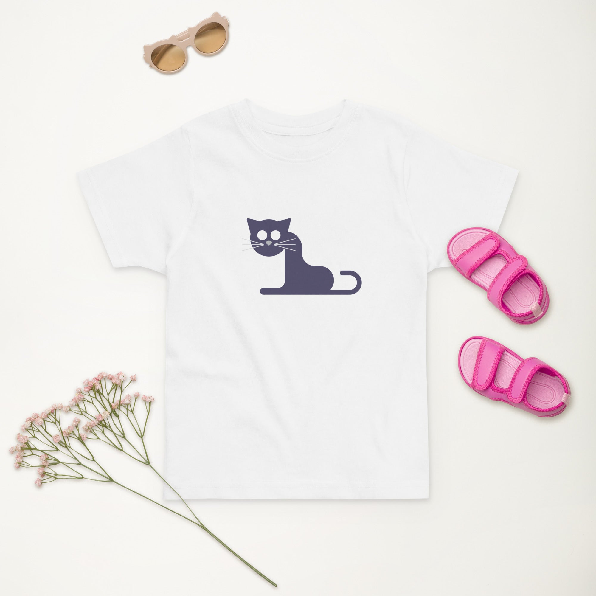 Toddler jersey t shirt Kitty
