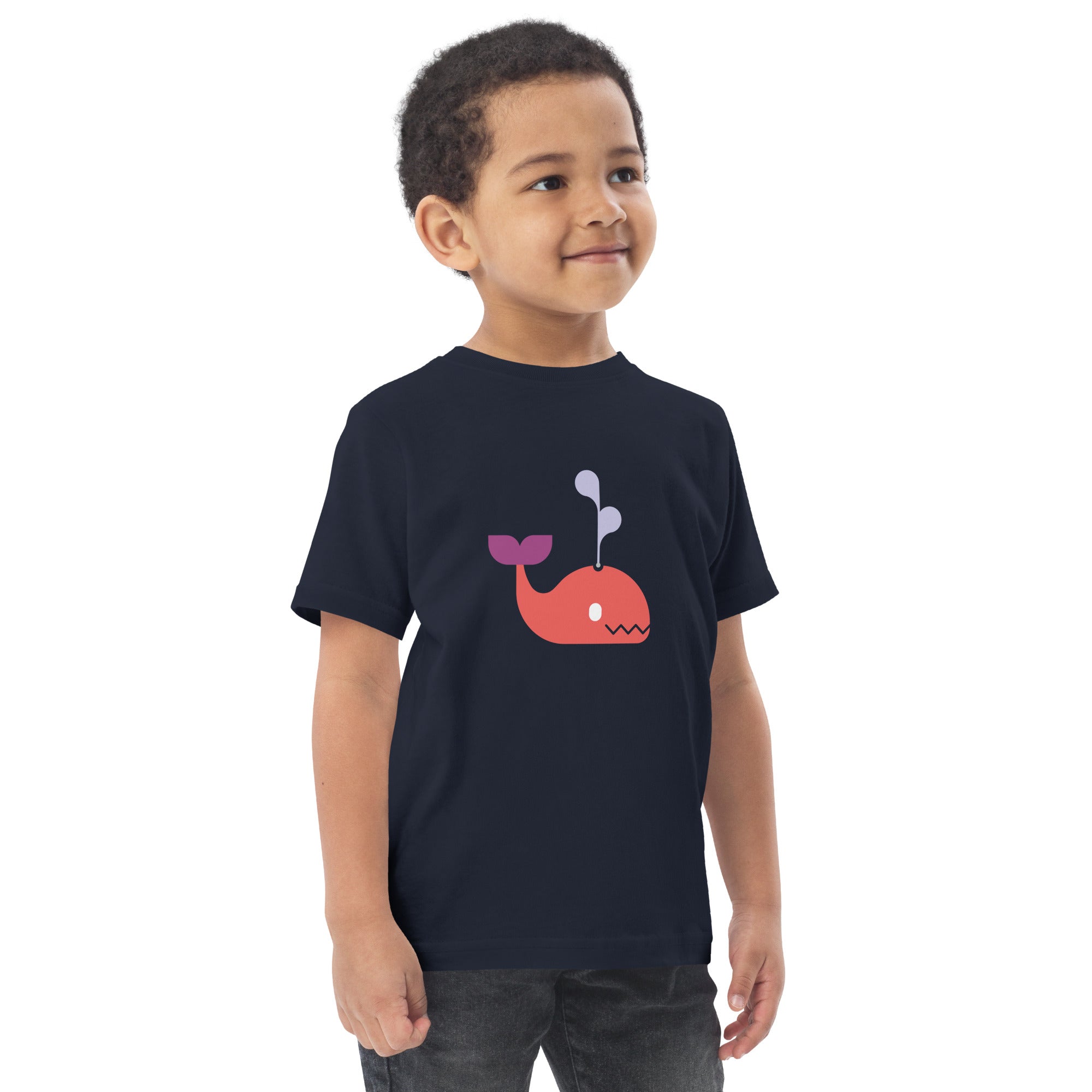 Toddler jersey t shirt Whale