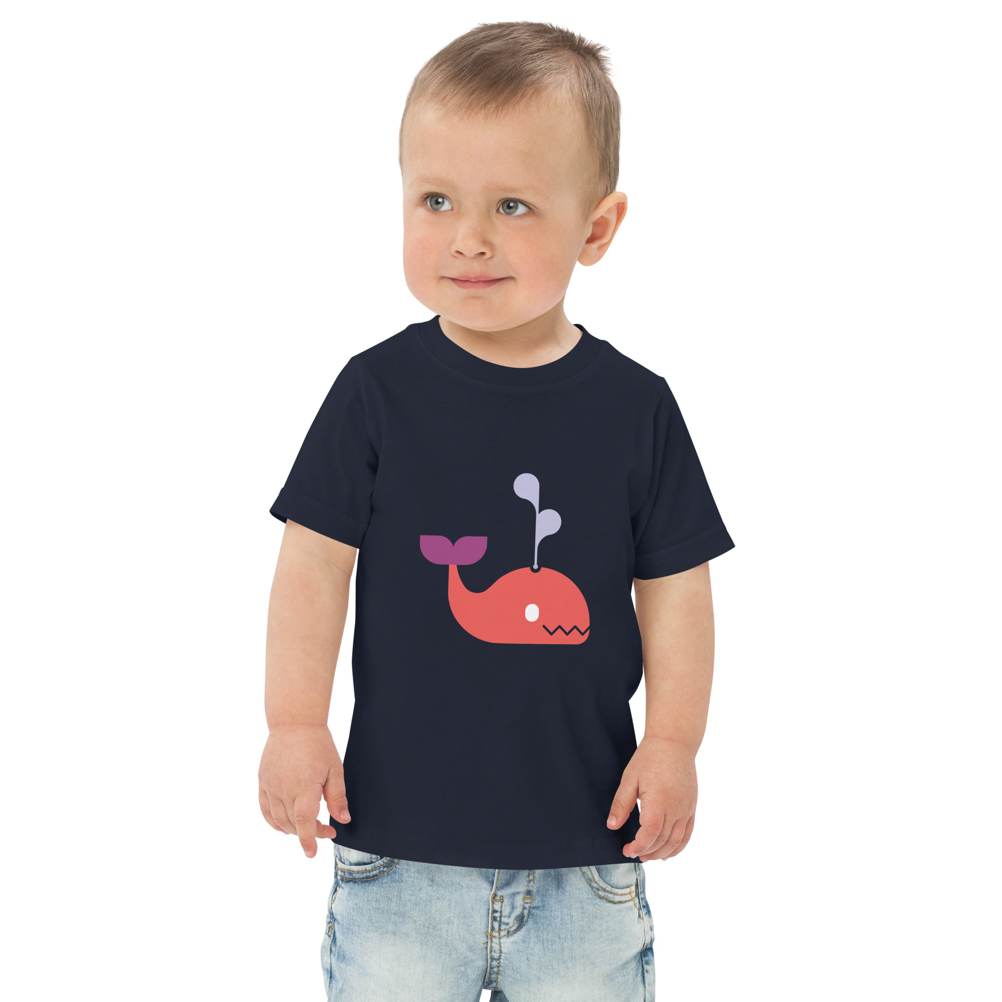 Toddler jersey t shirt Whale