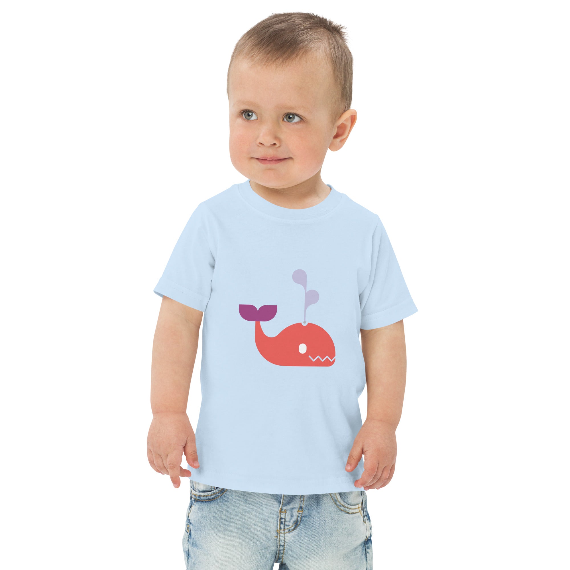 Toddler jersey t shirt Whale