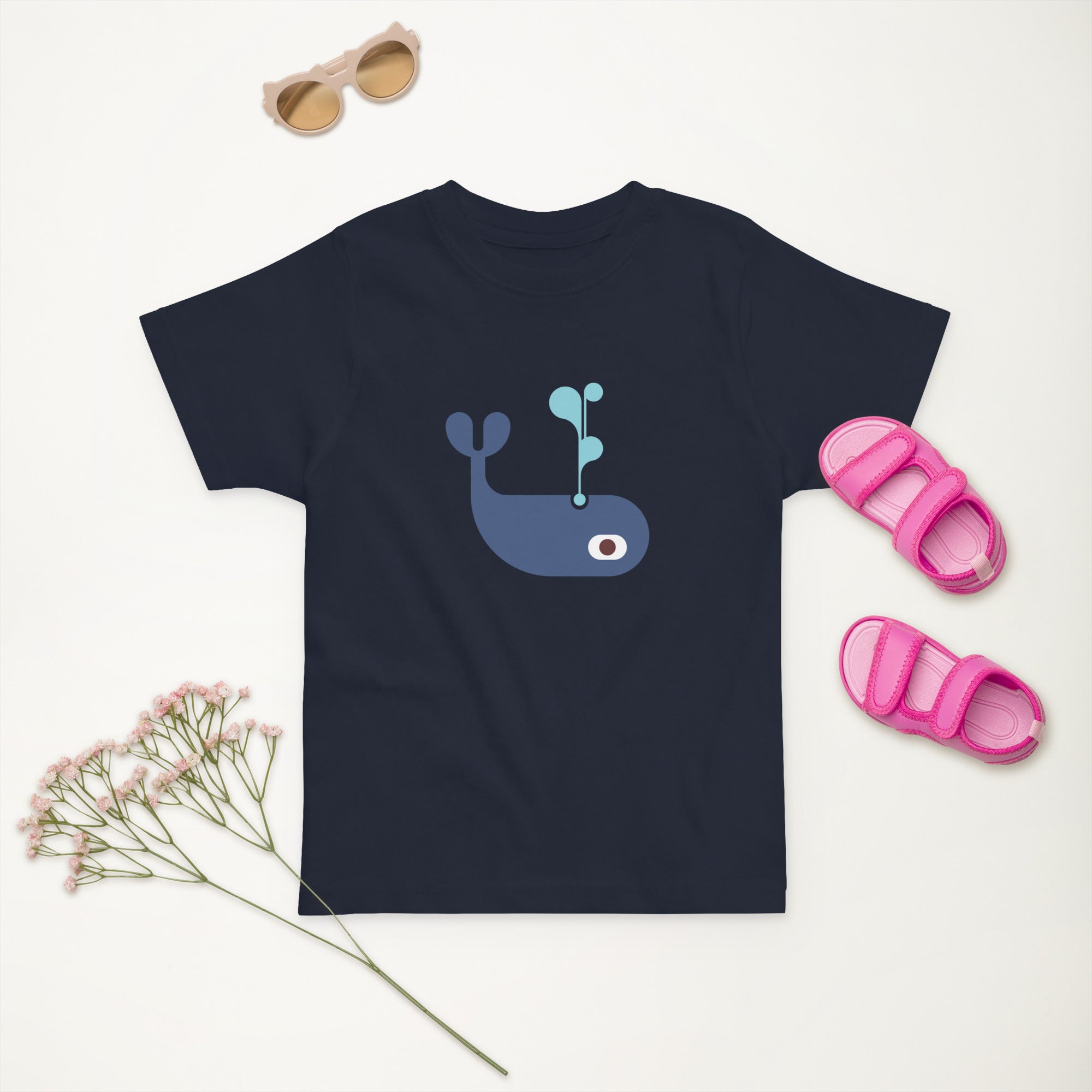 Toddler jersey t shirt Whale II