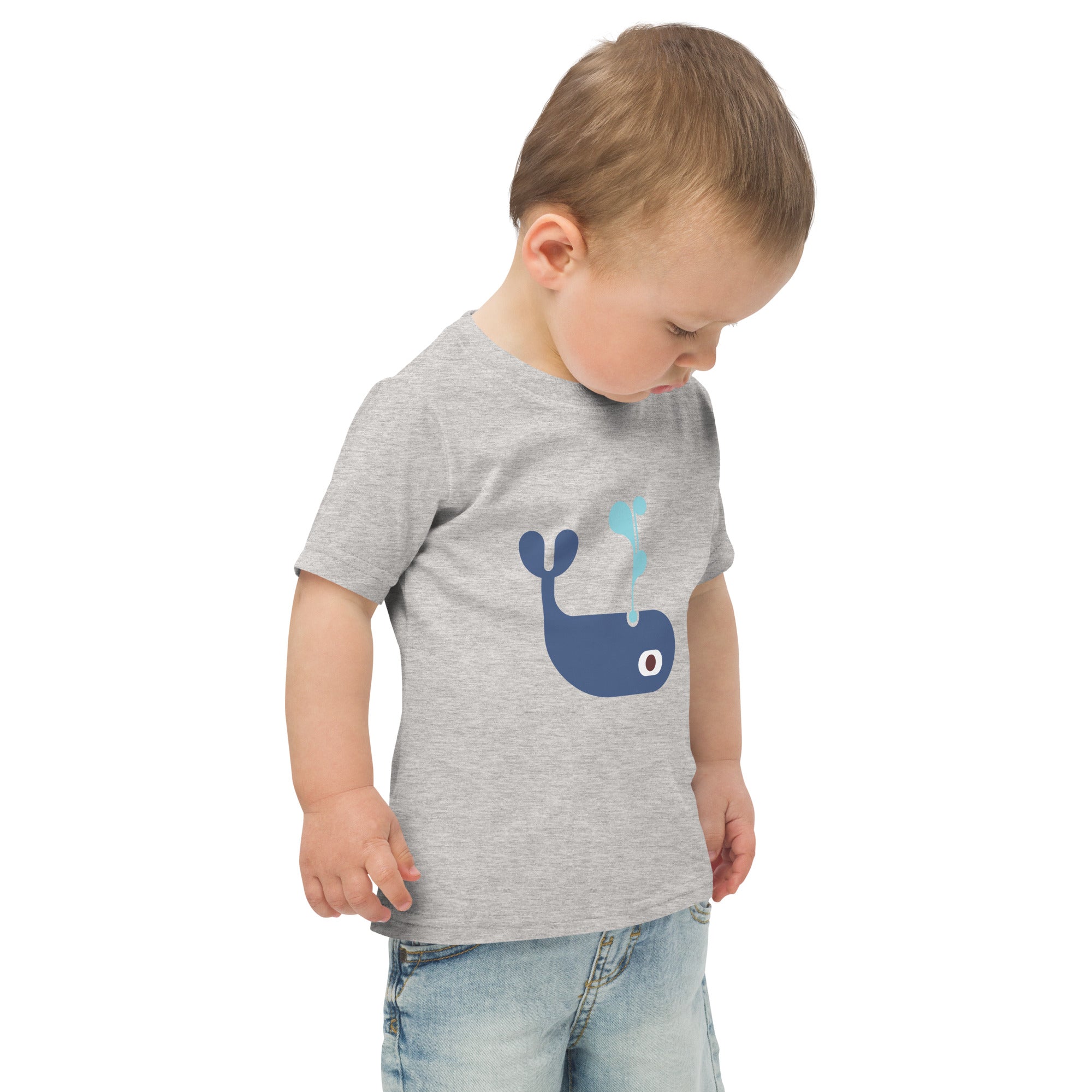 Toddler jersey t shirt Whale II