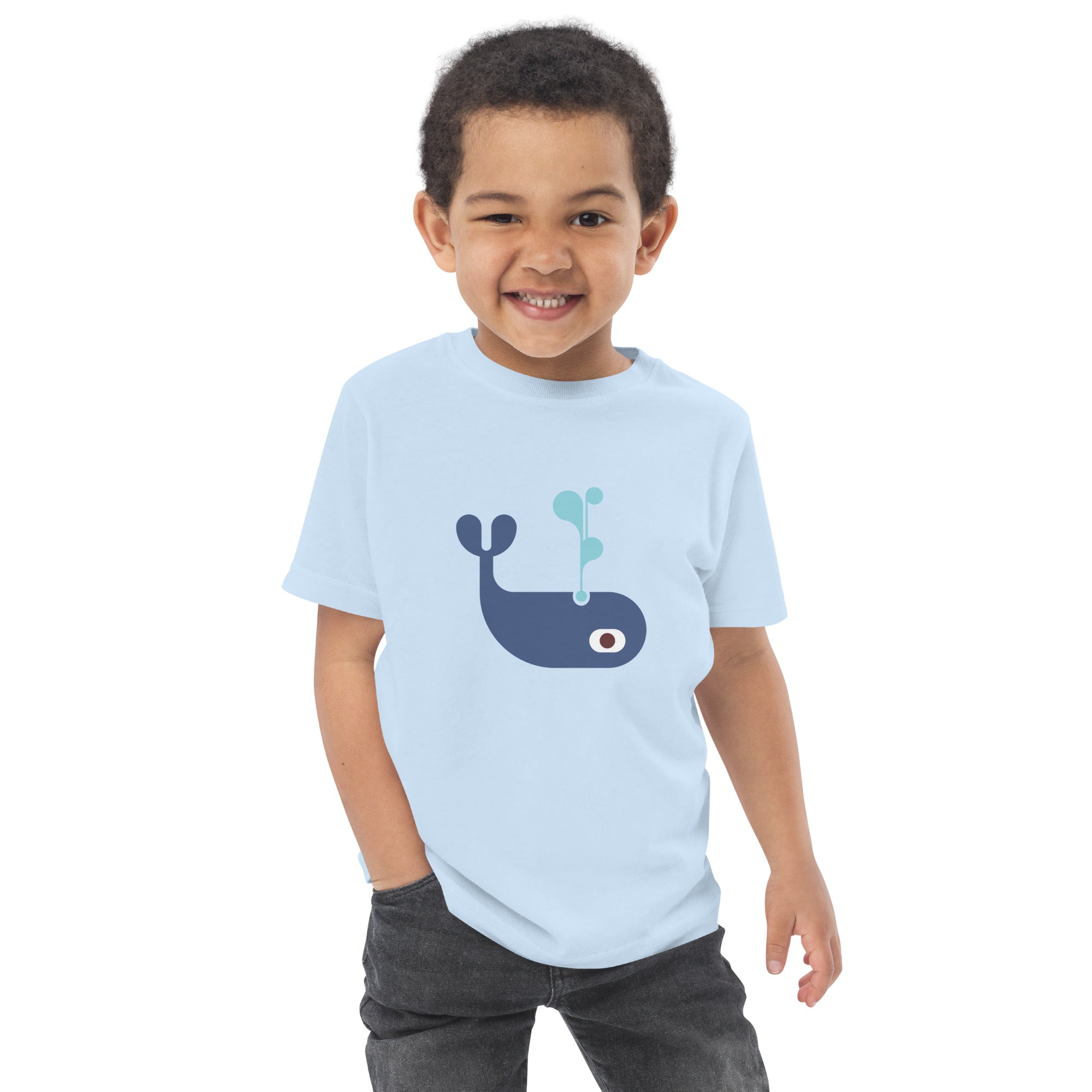 Toddler jersey t shirt Whale II