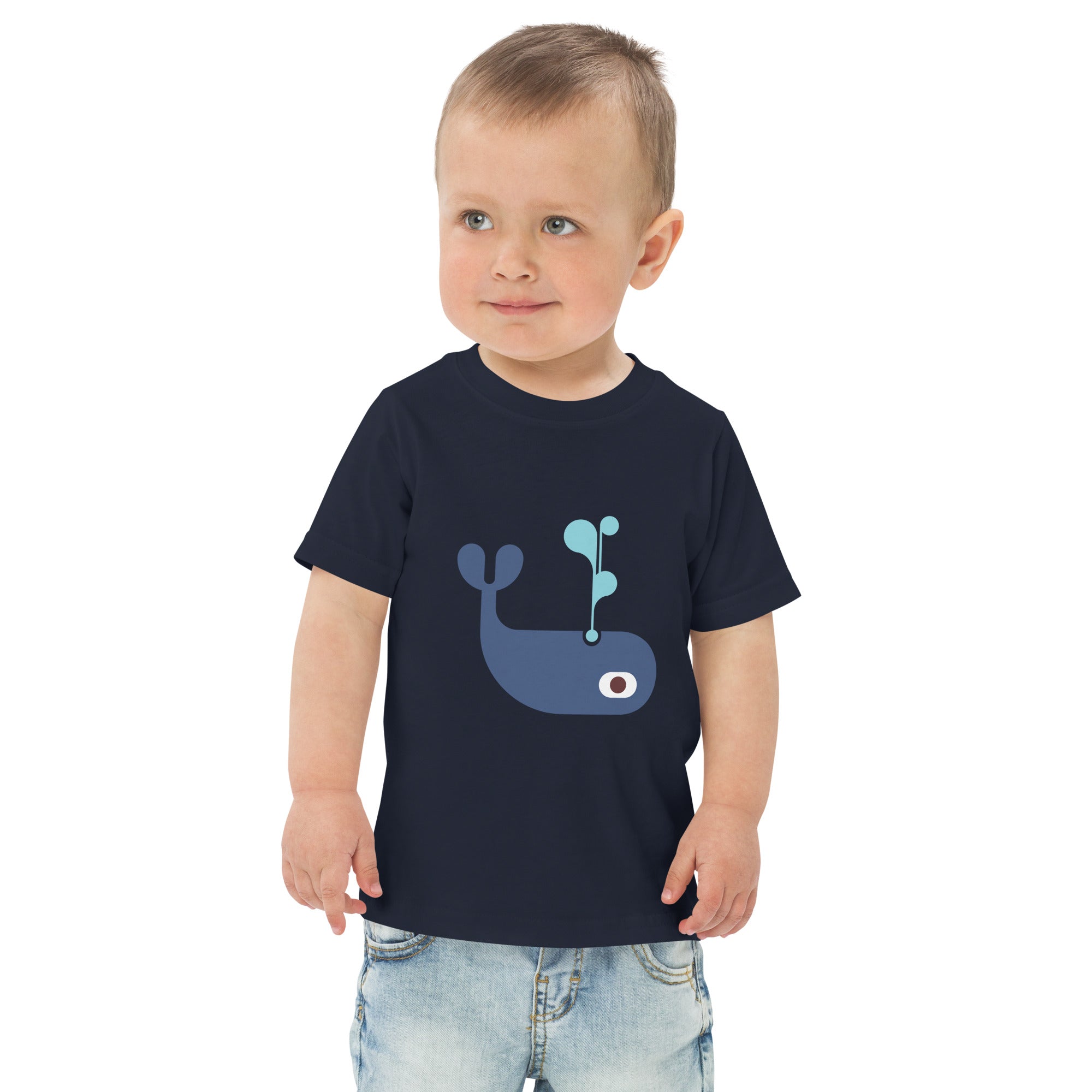 Toddler jersey t shirt Whale II