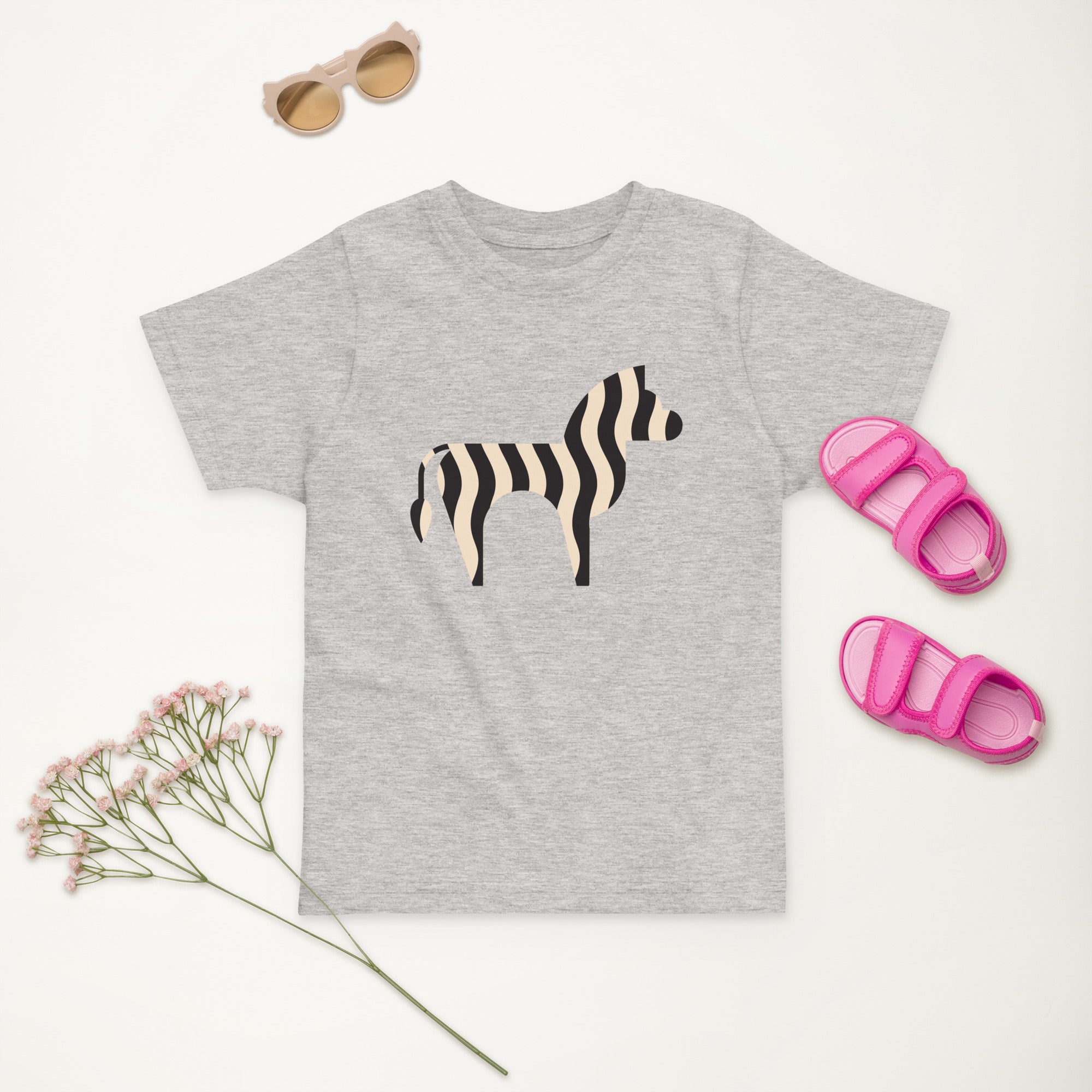 Toddler jersey t shirt Zebra