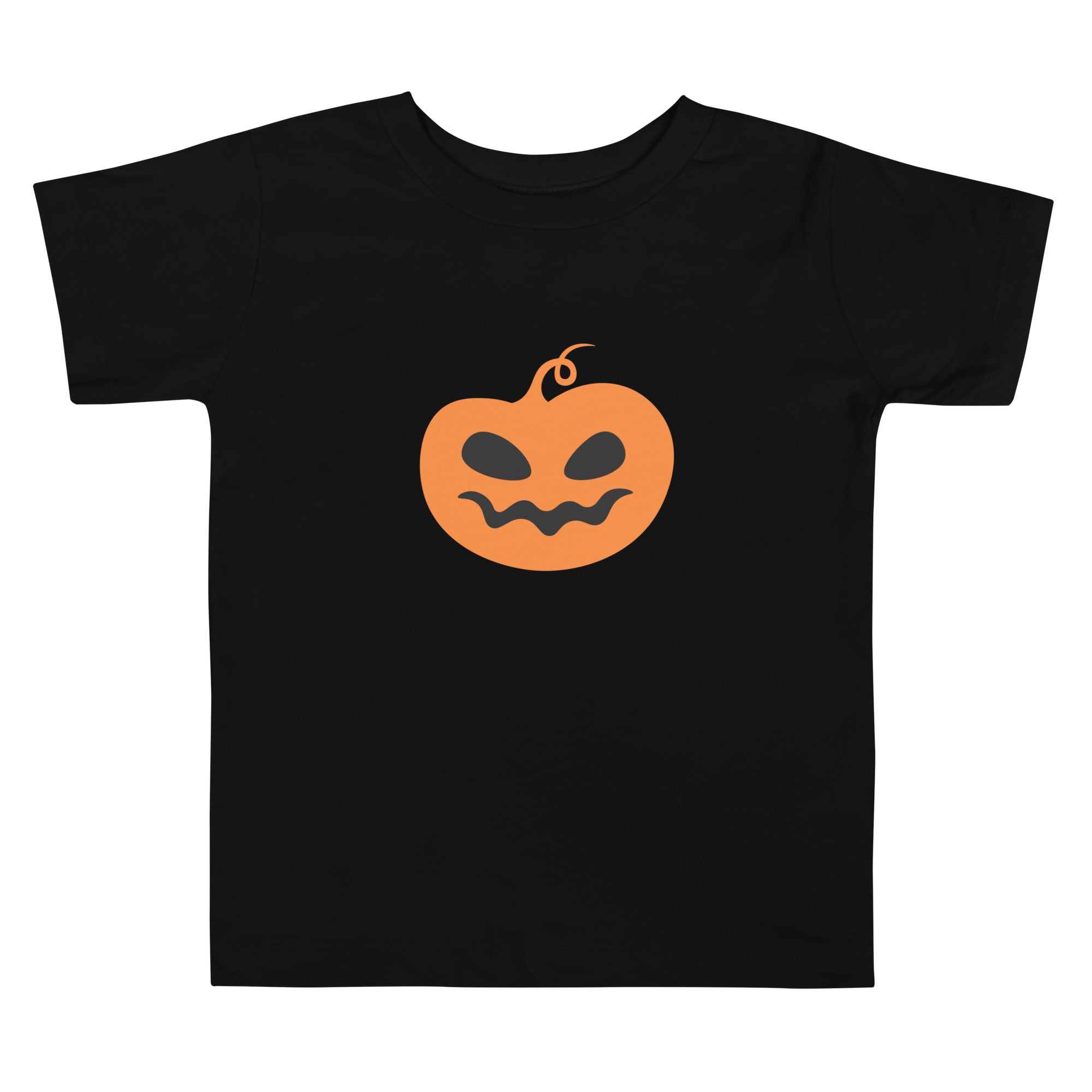 Toddler Short Sleeve Tee Scary Pumpkin I