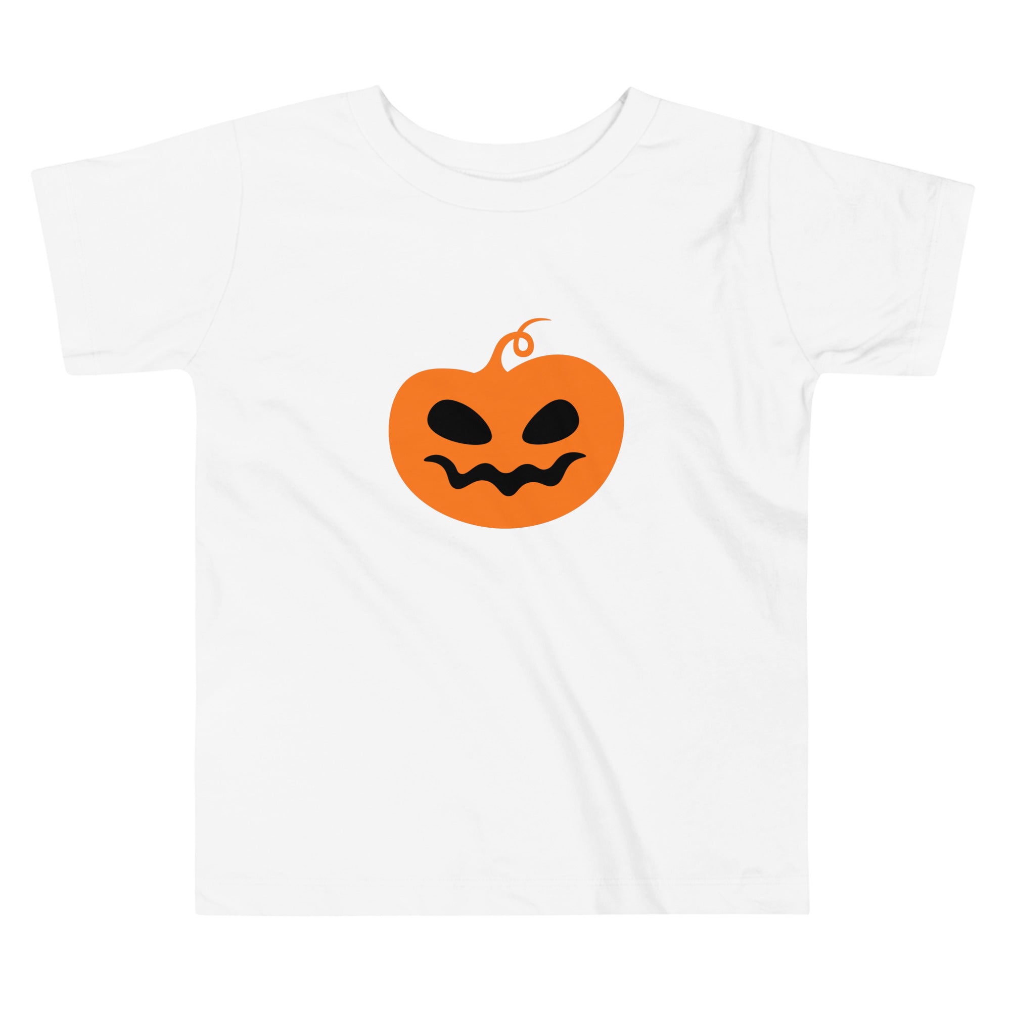 Toddler Short Sleeve Tee Scary Pumpkin I