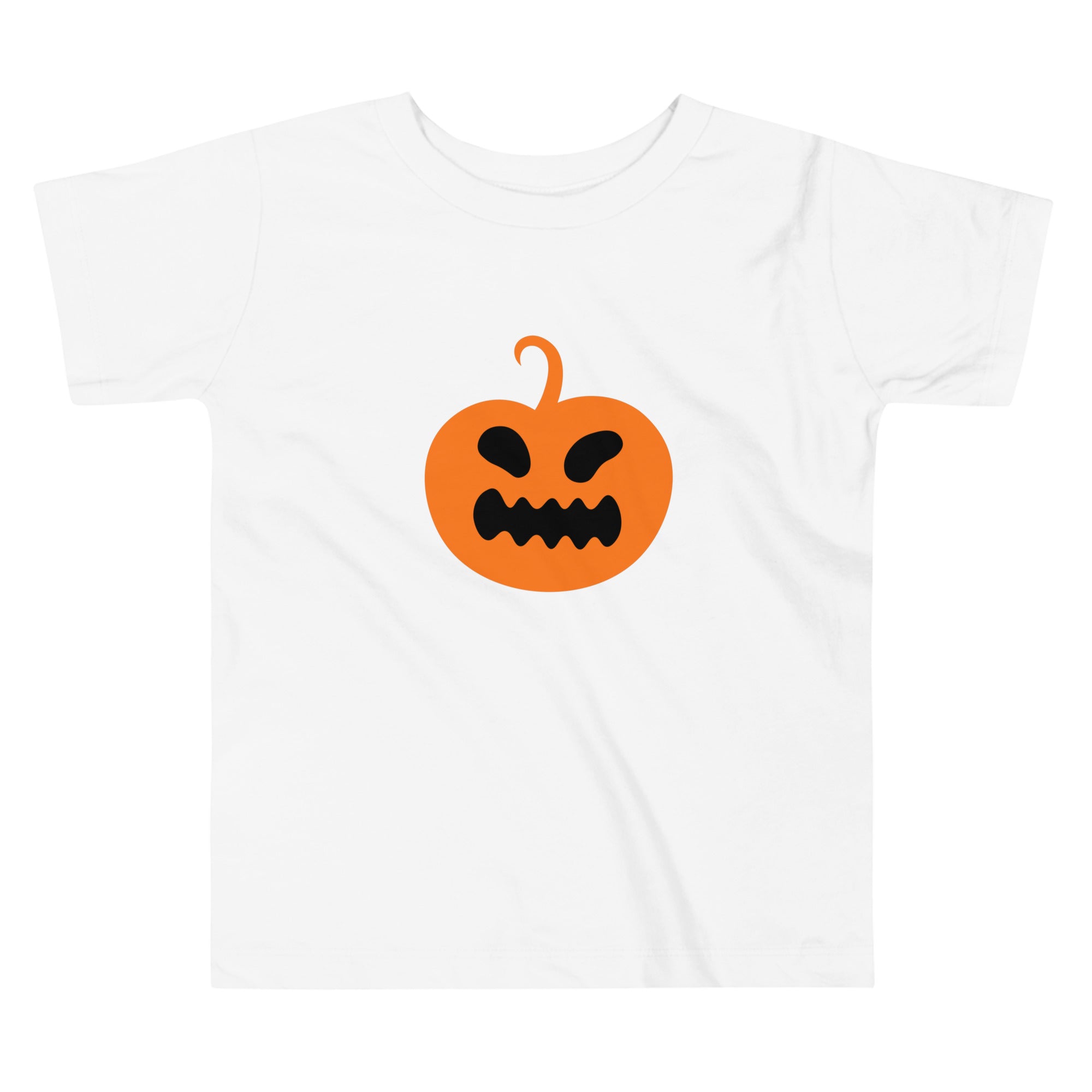 Toddler Short Sleeve Tee Scary Pumpkin II
