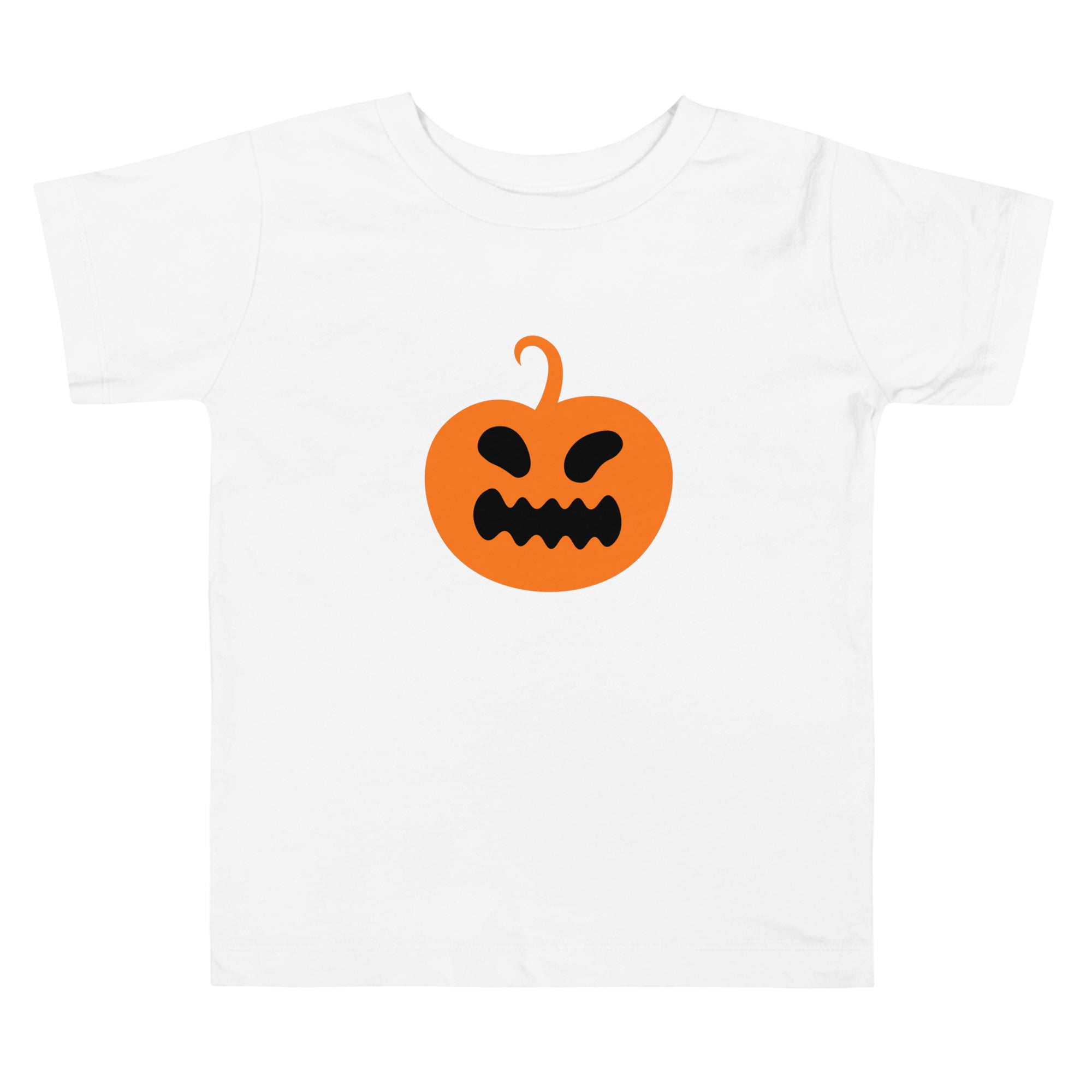 Toddler Short Sleeve Tee Scary Pumpkin II