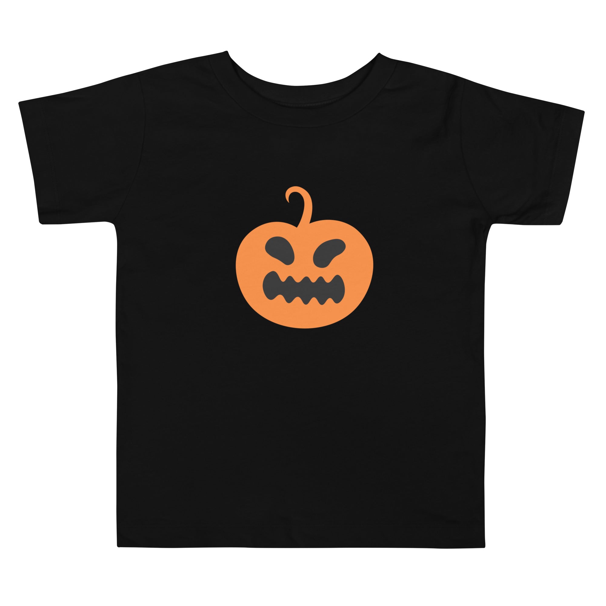 Toddler Short Sleeve Tee Scary Pumpkin II