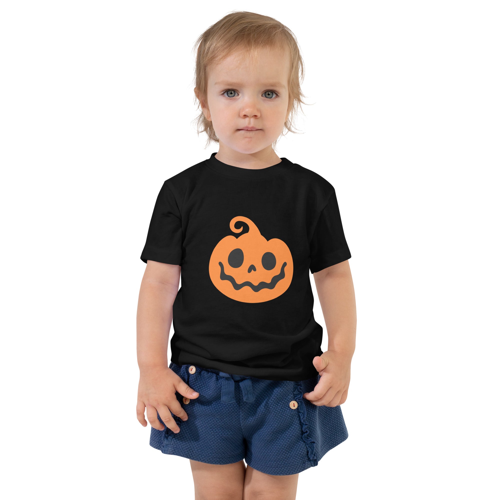Toddler Short Sleeve Tee Scary Pumpkin III