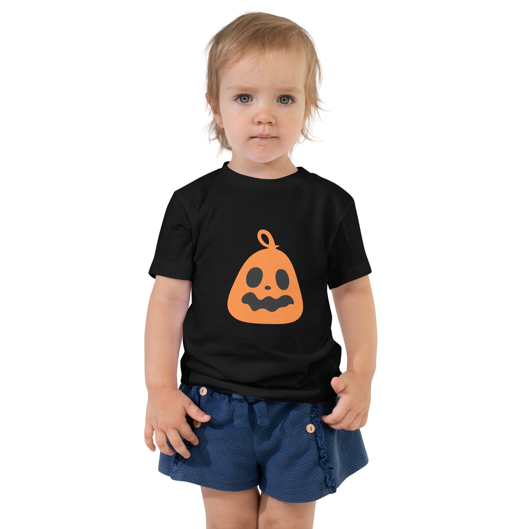 Toddler Short Sleeve Tee Scary Pumpkin IV