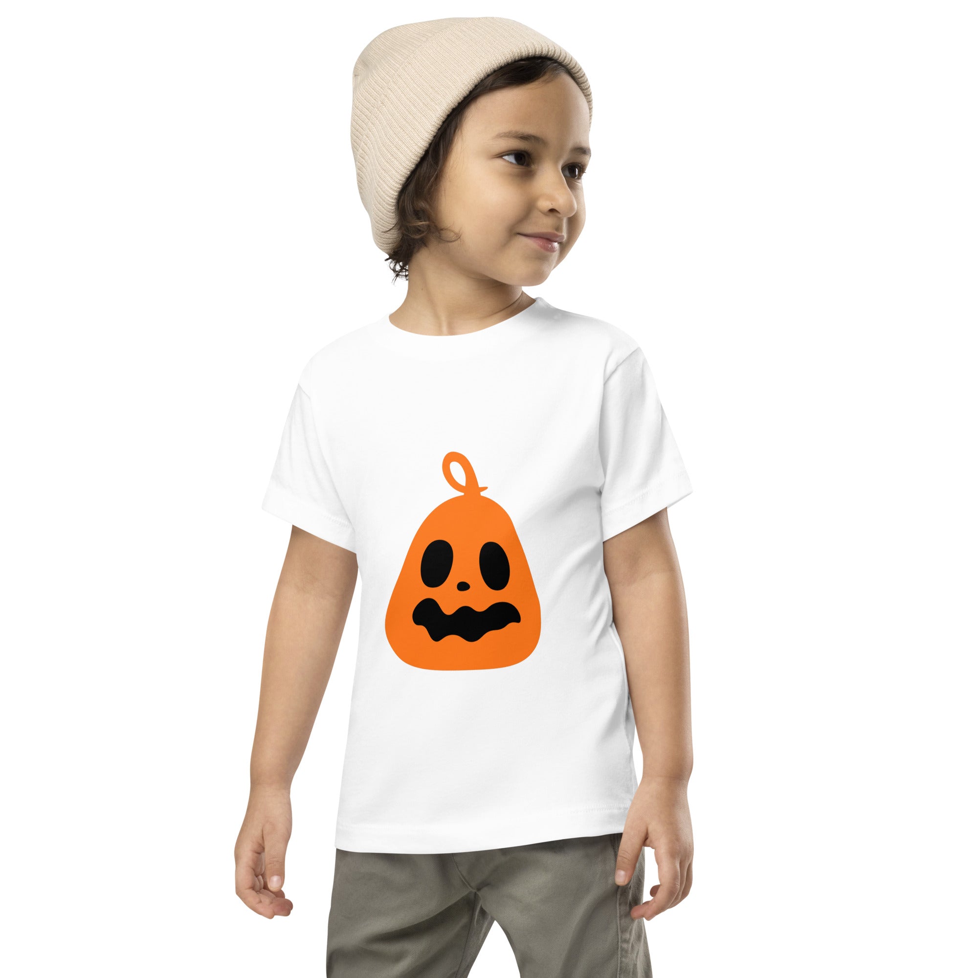 Toddler Short Sleeve Tee Scary Pumpkin IV