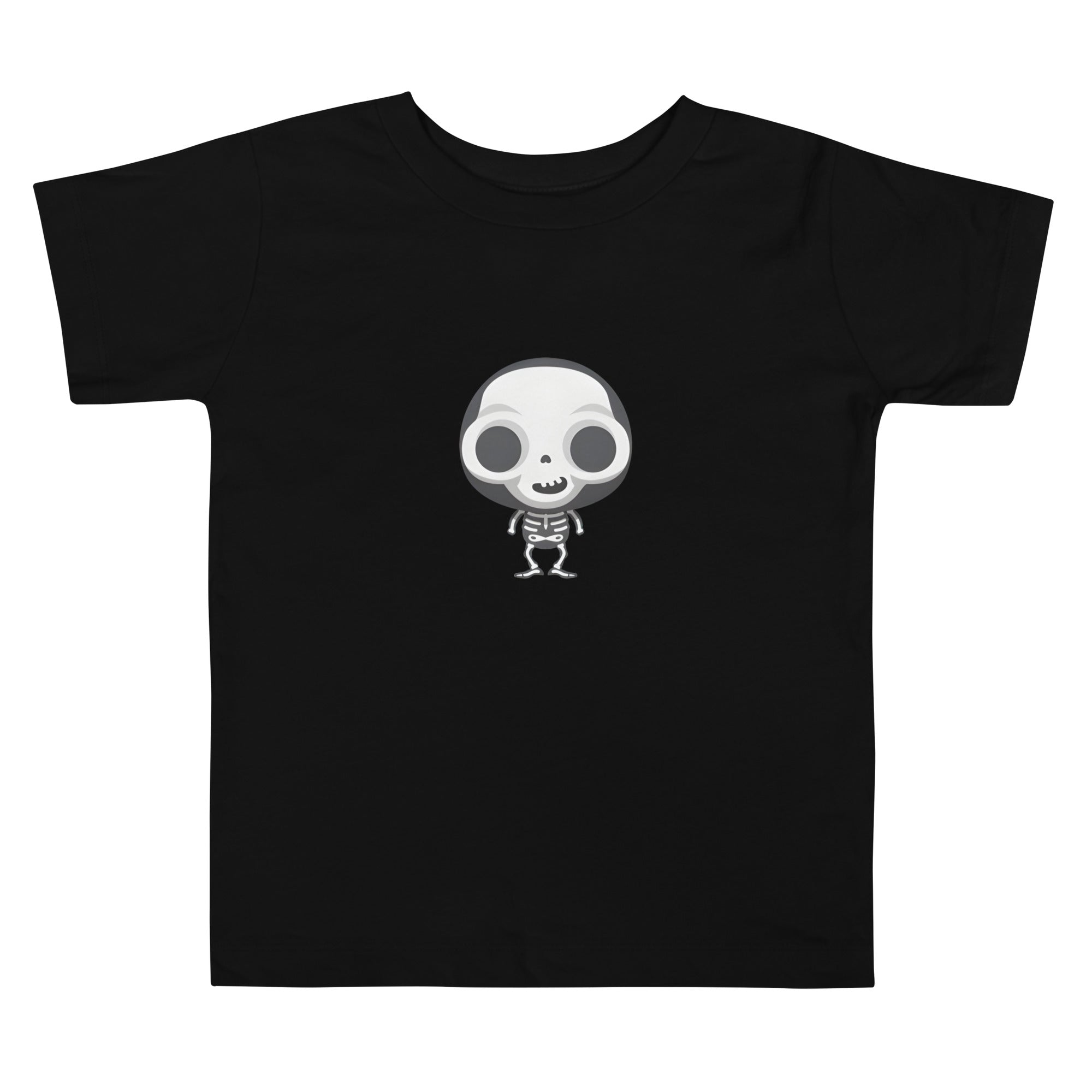 Toddler Short Sleeve Tee Spooky Halloween Monster Skeleton