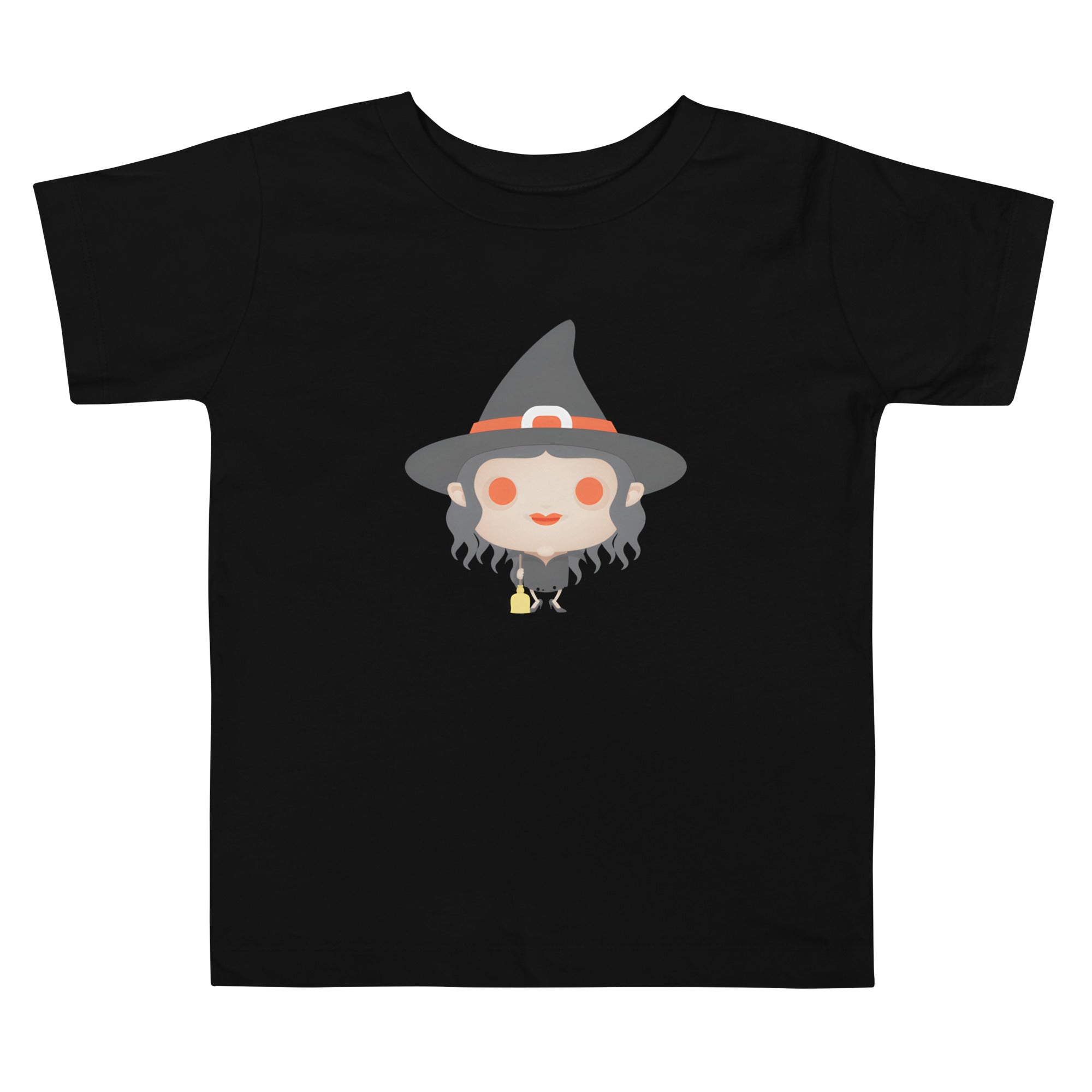 Toddler Short Sleeve Tee Spooky Halloween Monster Witch