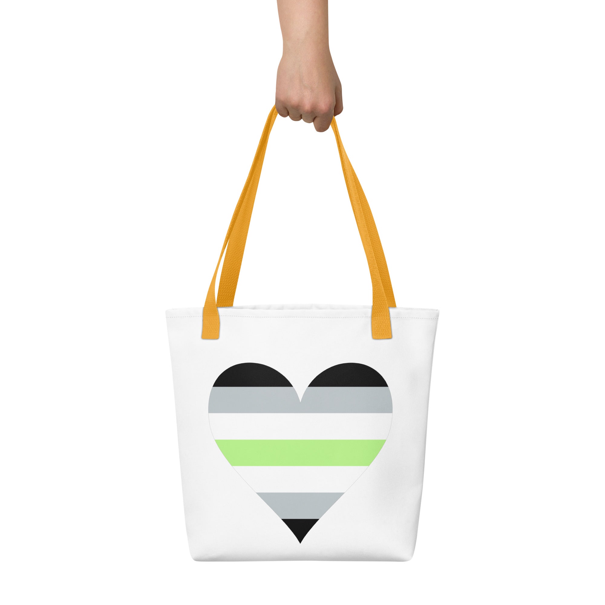 Tote bag Agender Heart