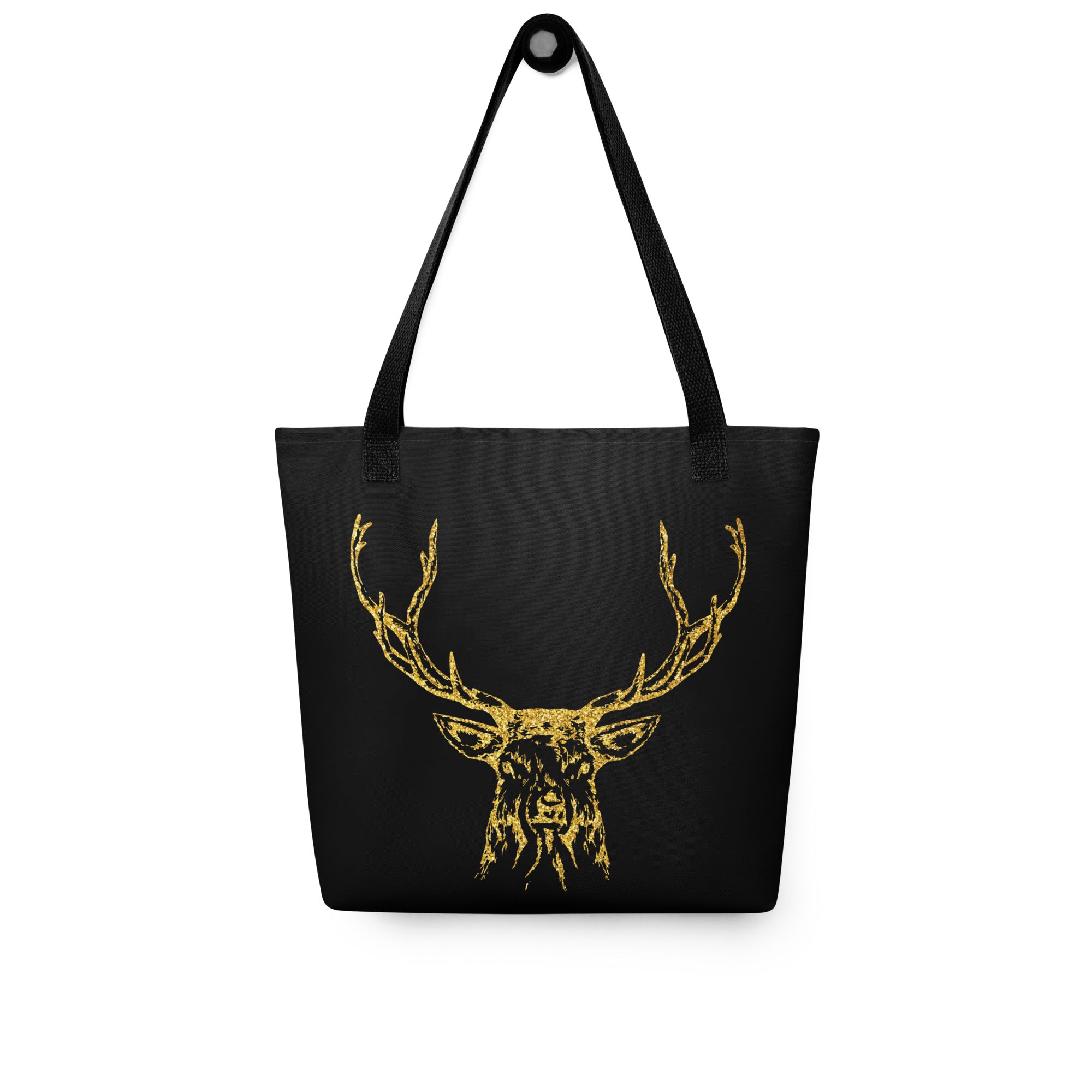 Tote bag Antlers Black