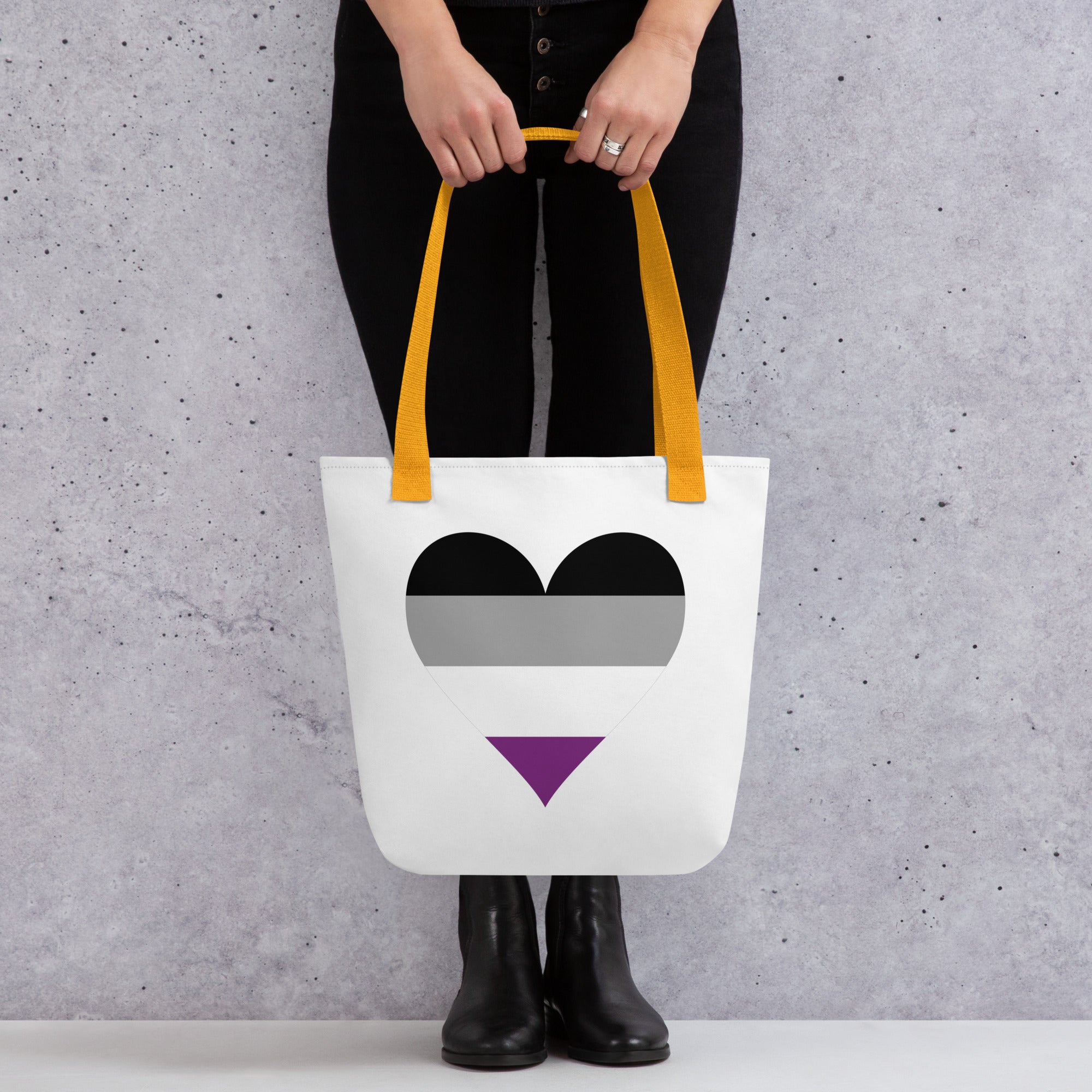 Tote bag Asexual Heart