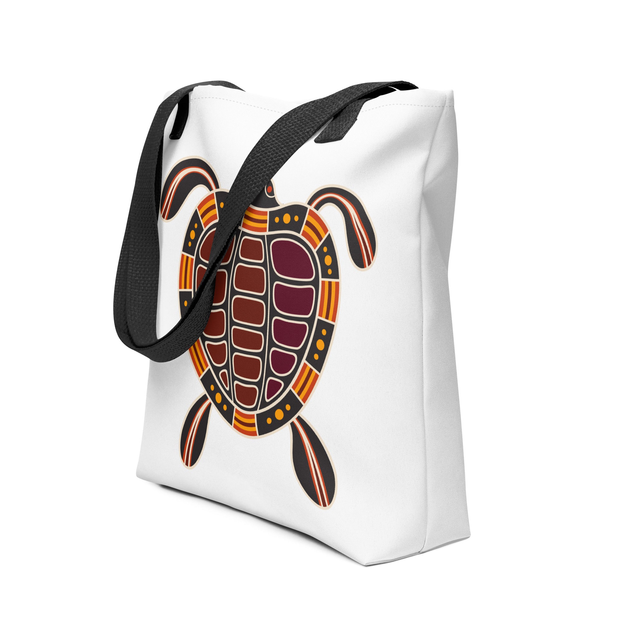 Tote bag Australian Tribal Figure Turtle