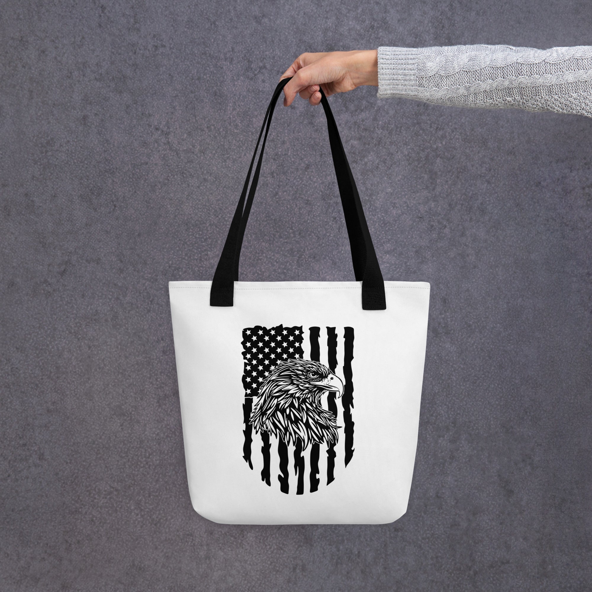 Tote bag Eagle Mono 4th of July