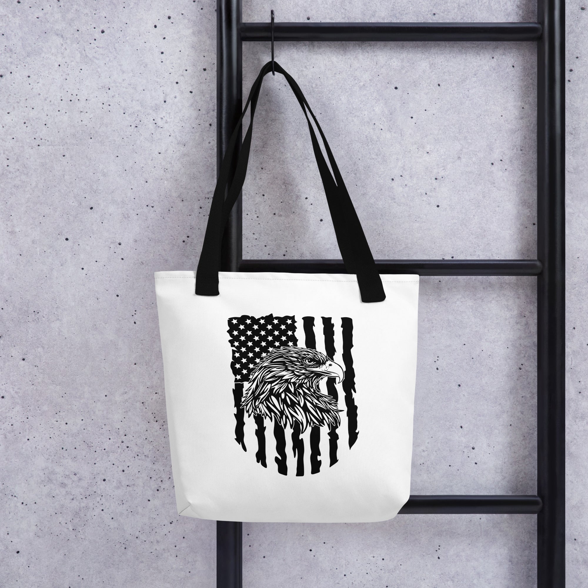 Tote bag Eagle Mono 4th of July
