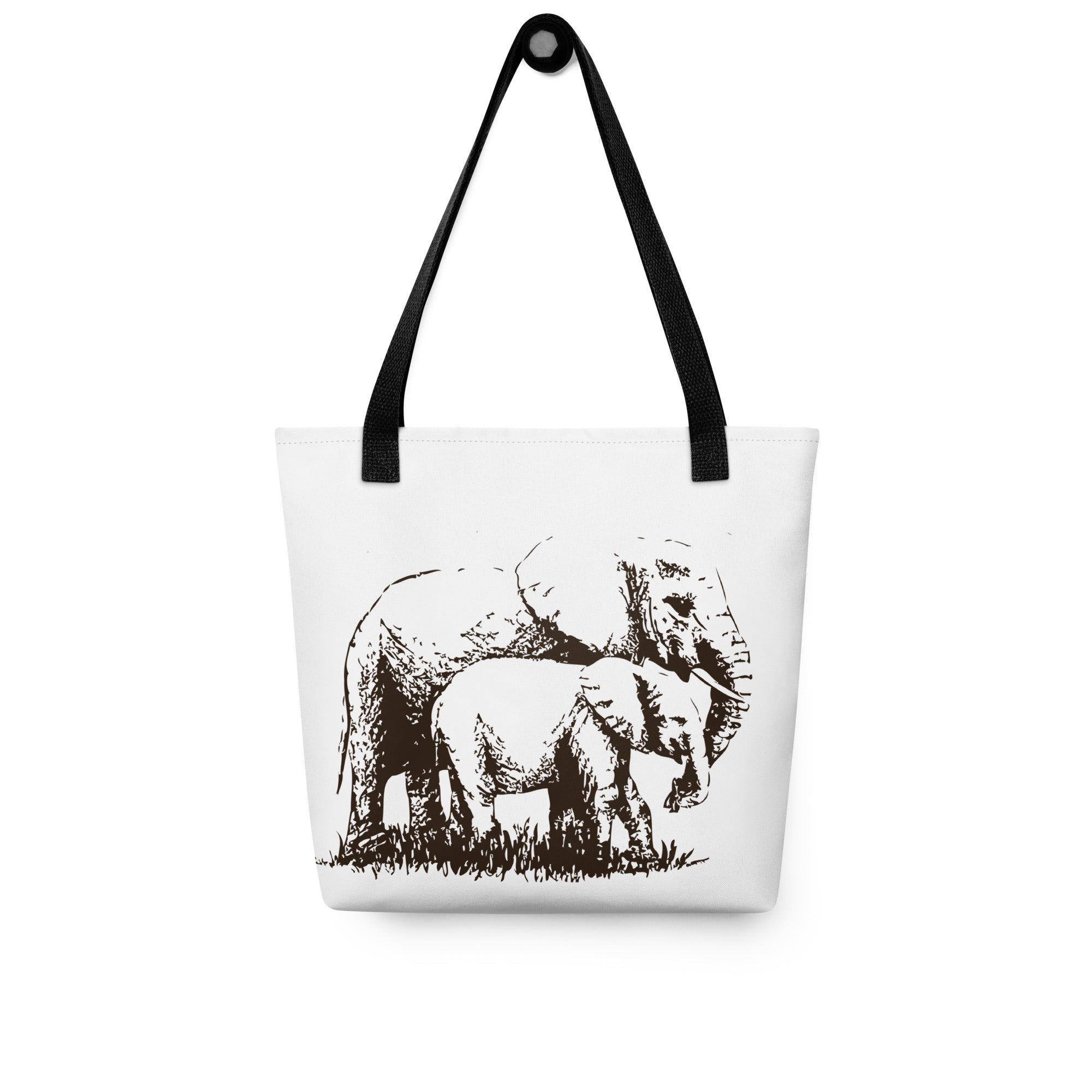 Tote bag Elephants Mono
