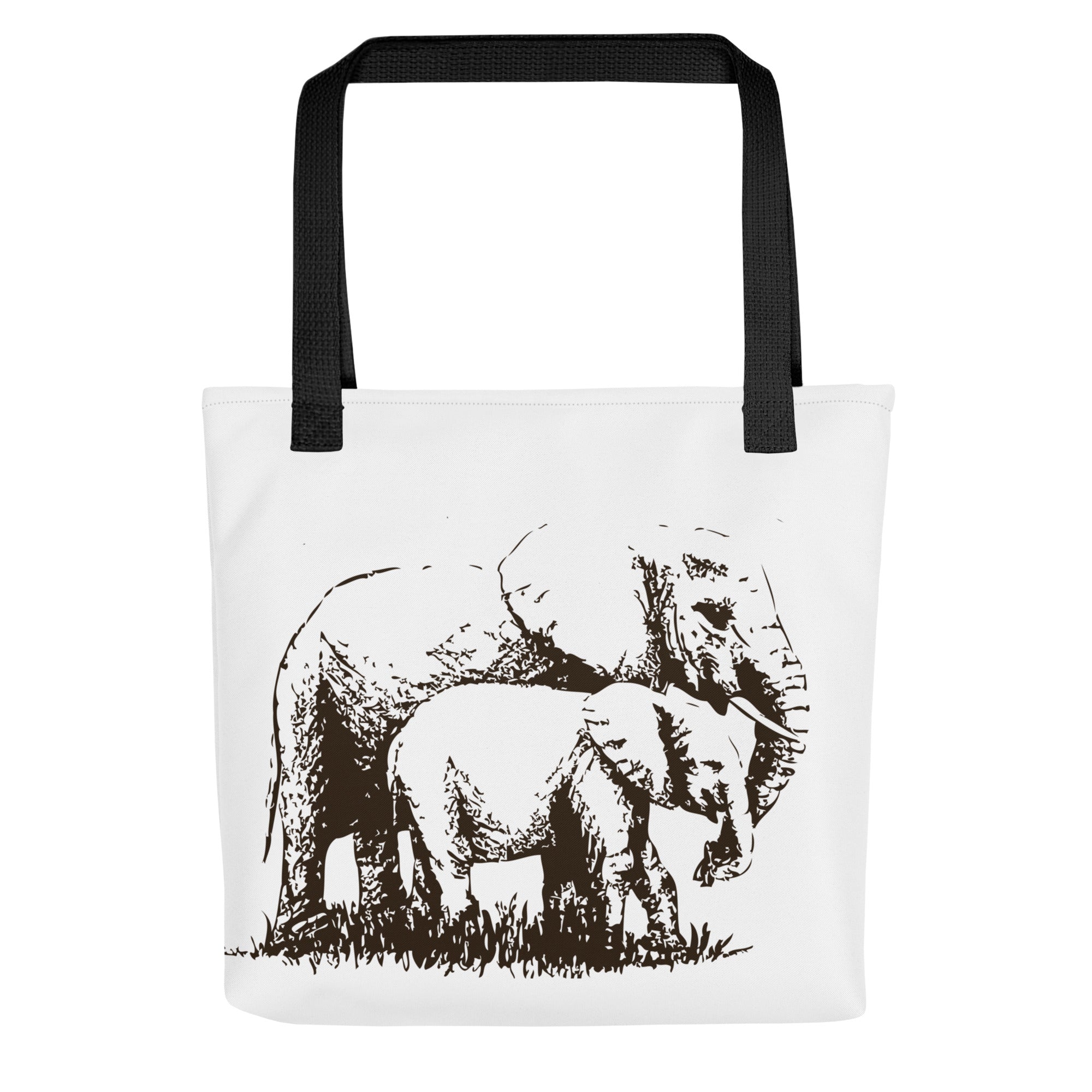 Tote bag Elephants Mono