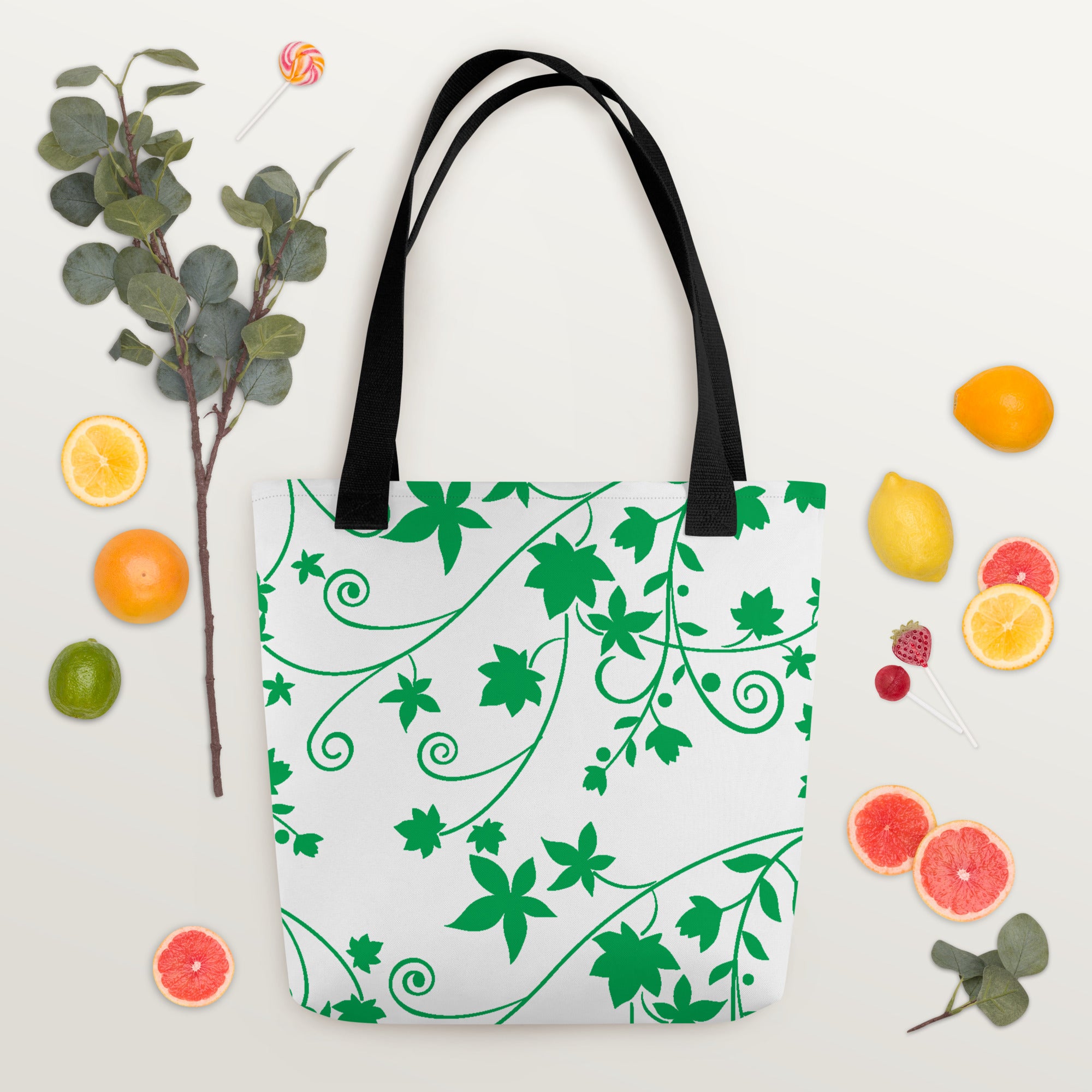 Tote bag Floral Swirls I
