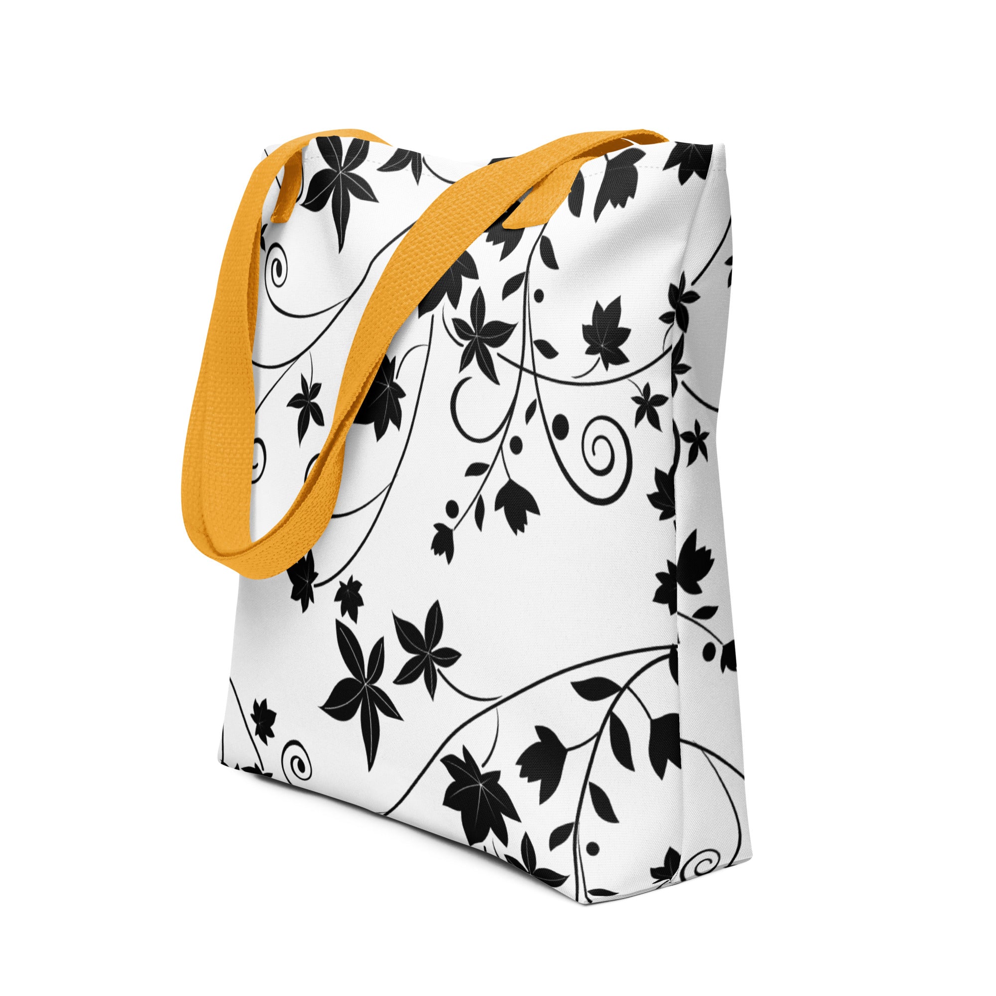 Tote bag Floral Swirls III