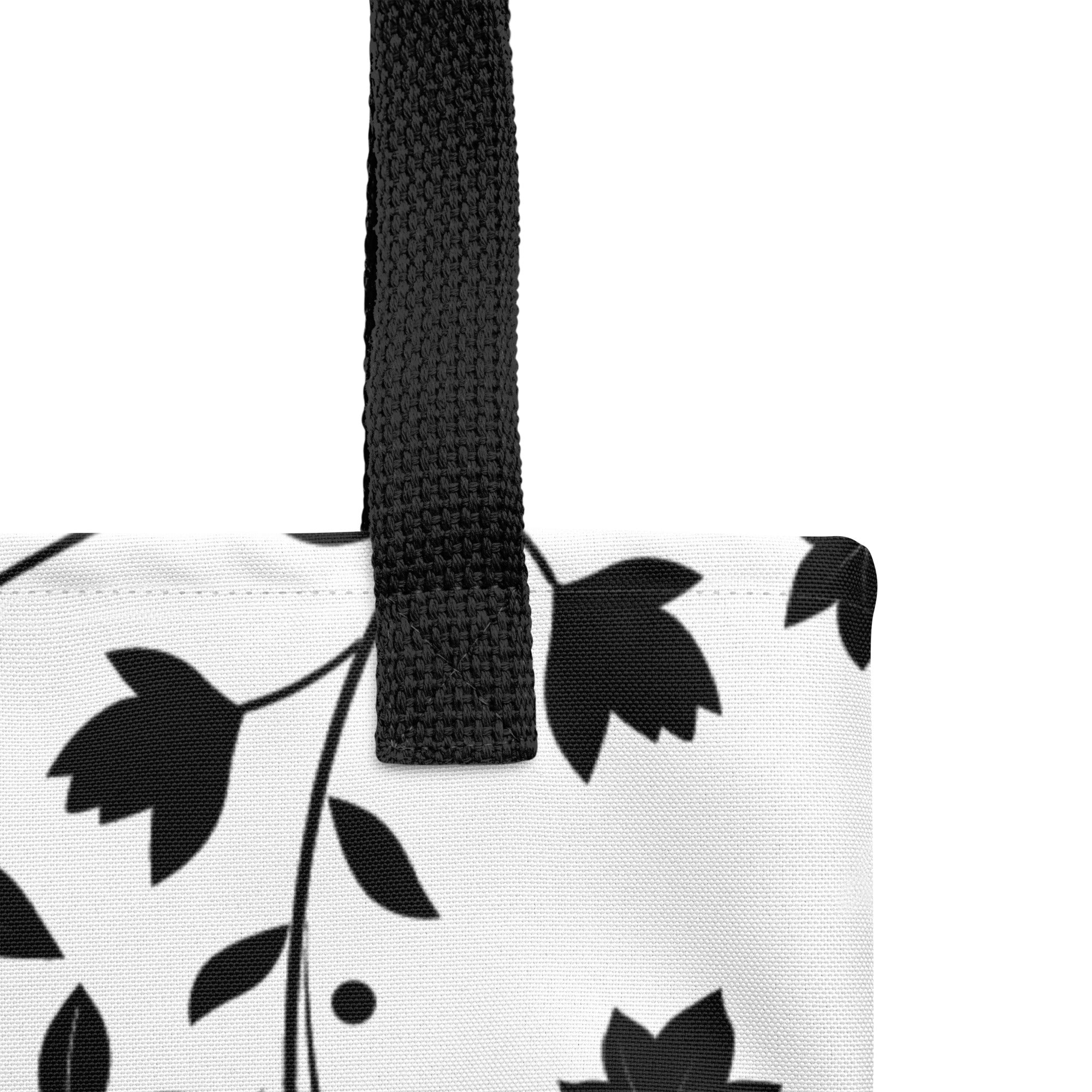 Tote bag Floral Swirls III