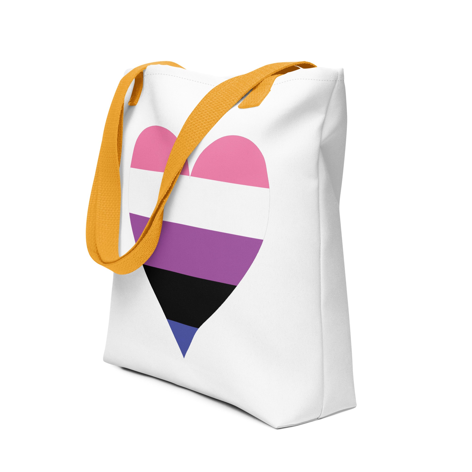 Tote bag Genderfluid Heart