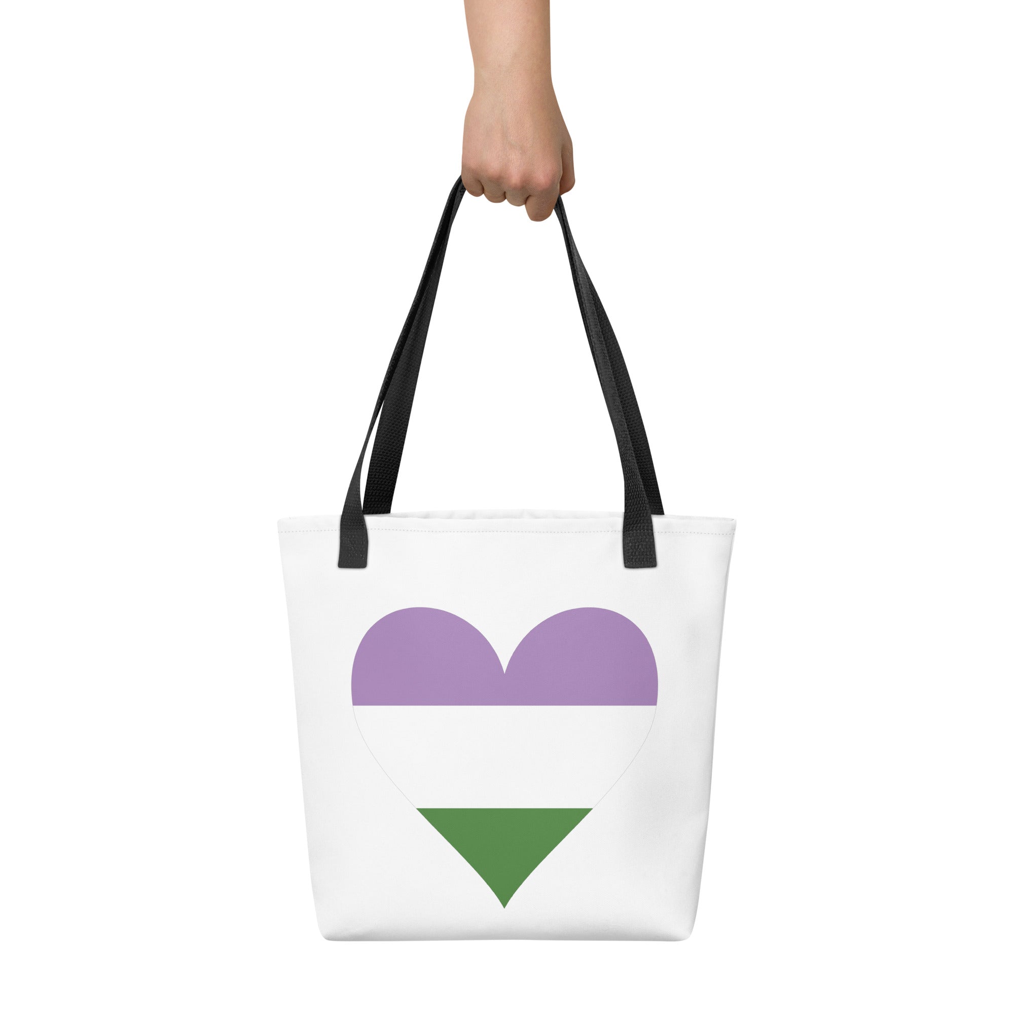 Tote bag Genderqueer Heart
