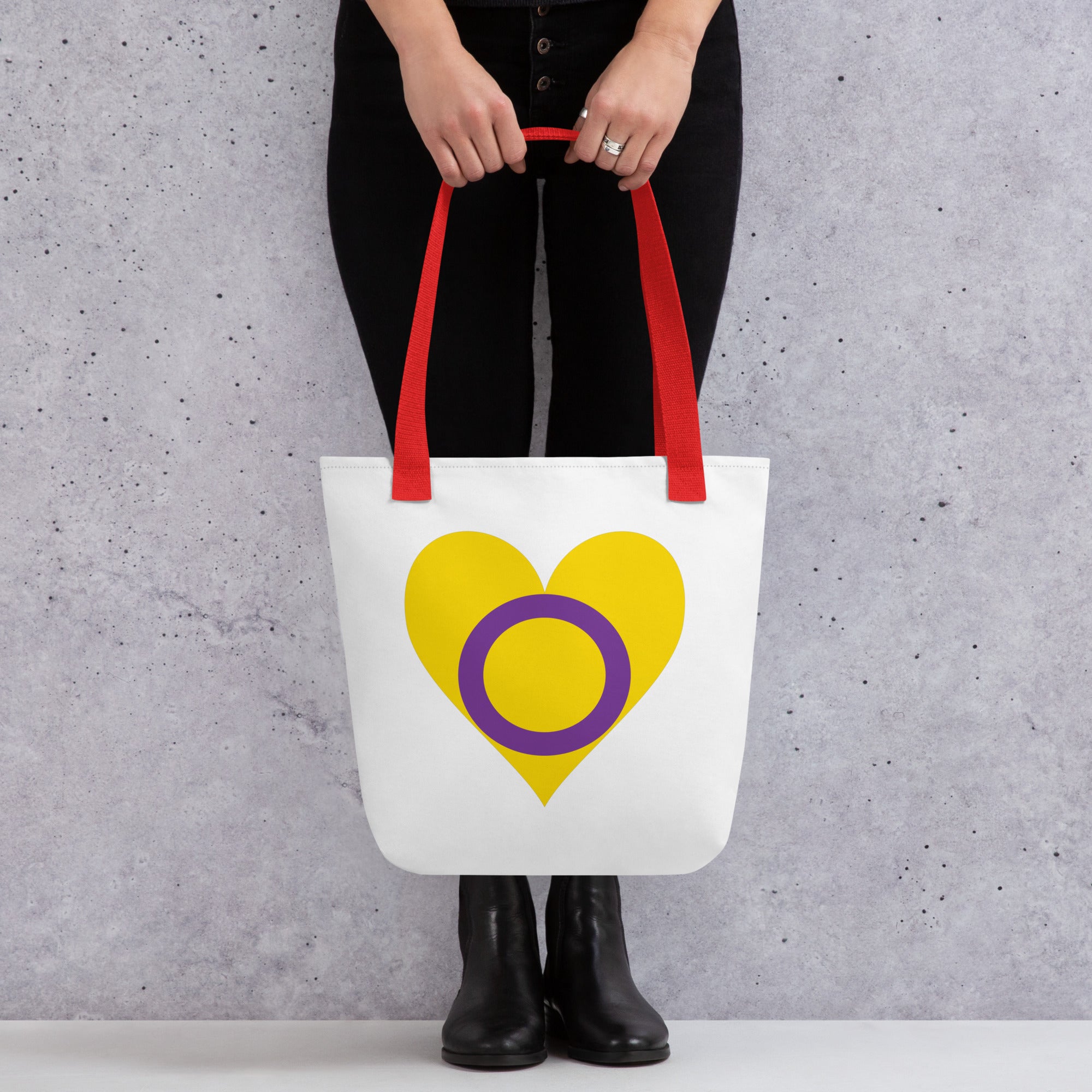 Tote bag Intersex Heart
