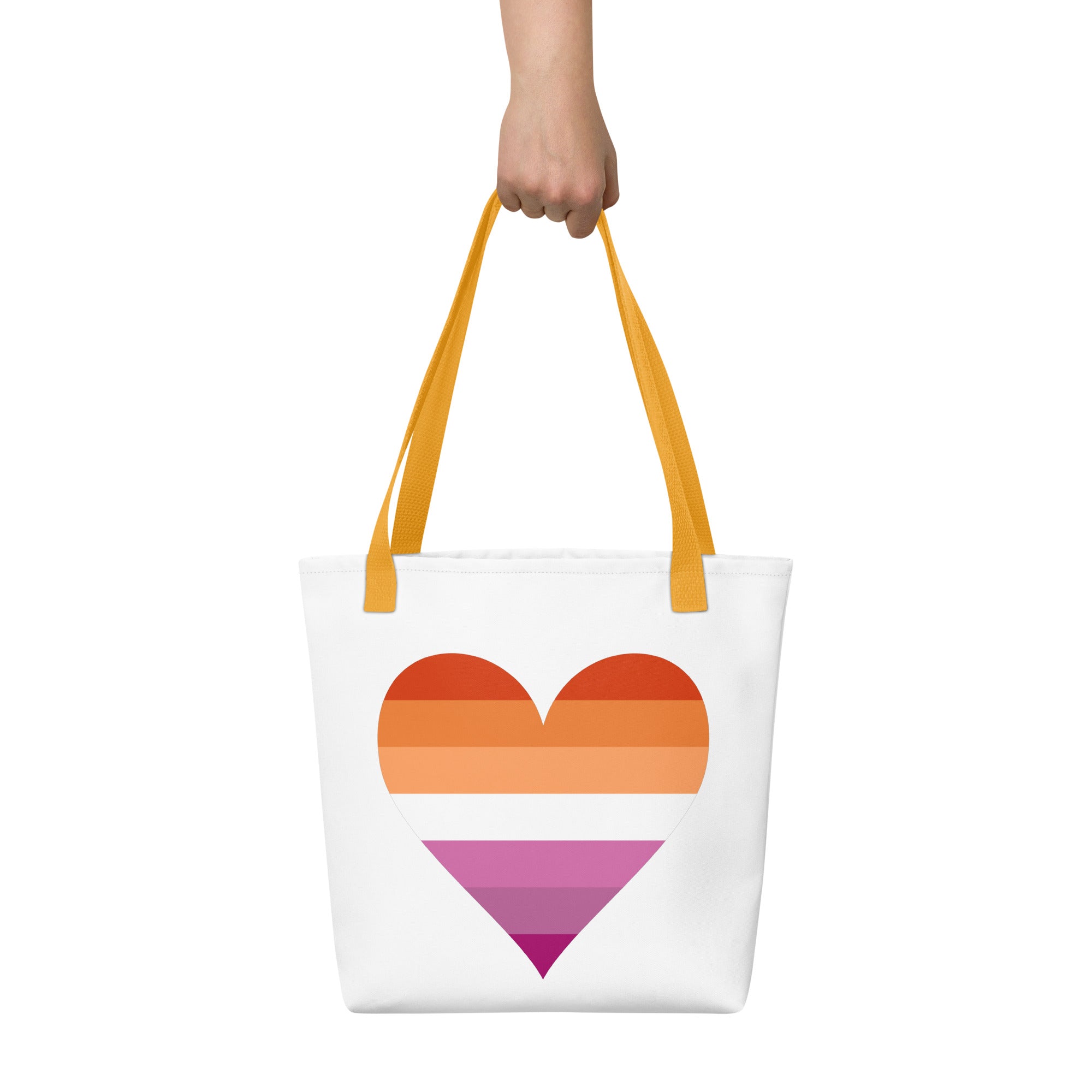Tote bag Lesbian Heart