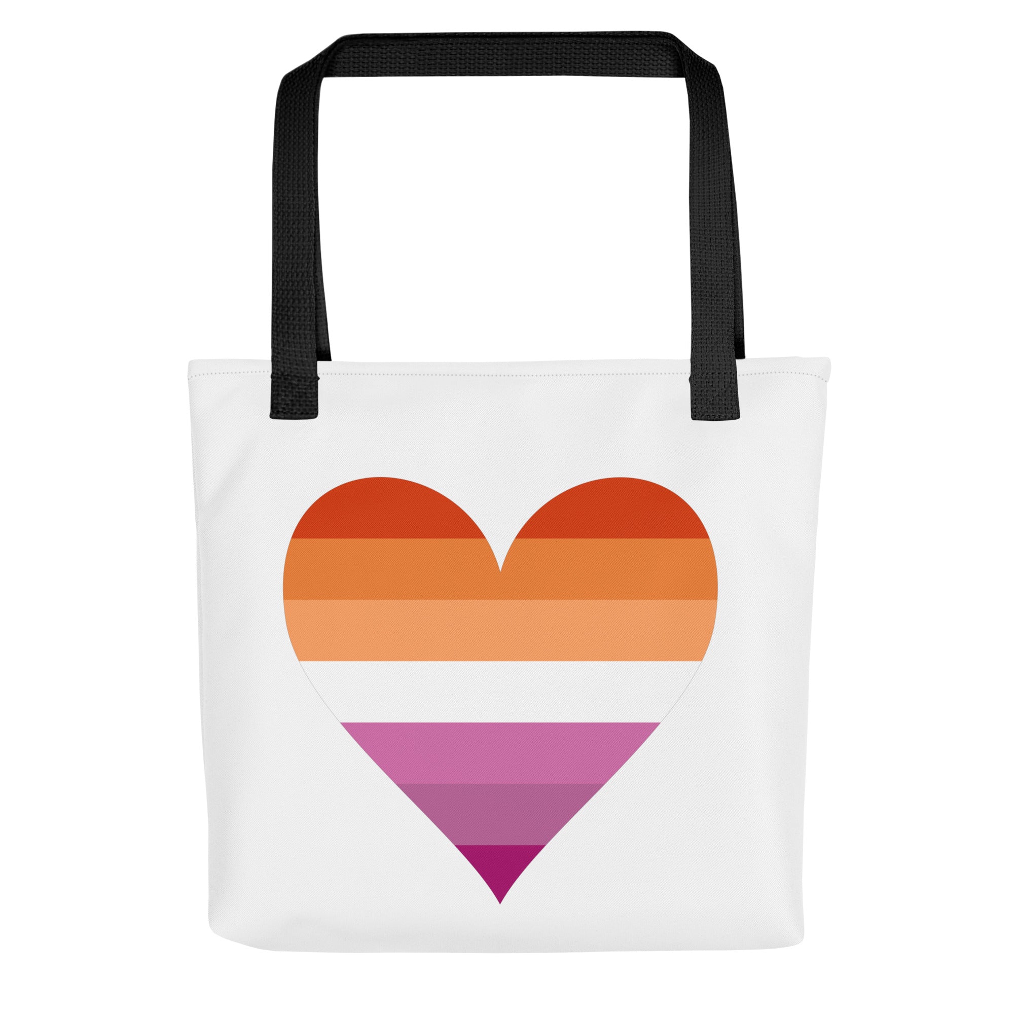 Tote bag Lesbian Heart