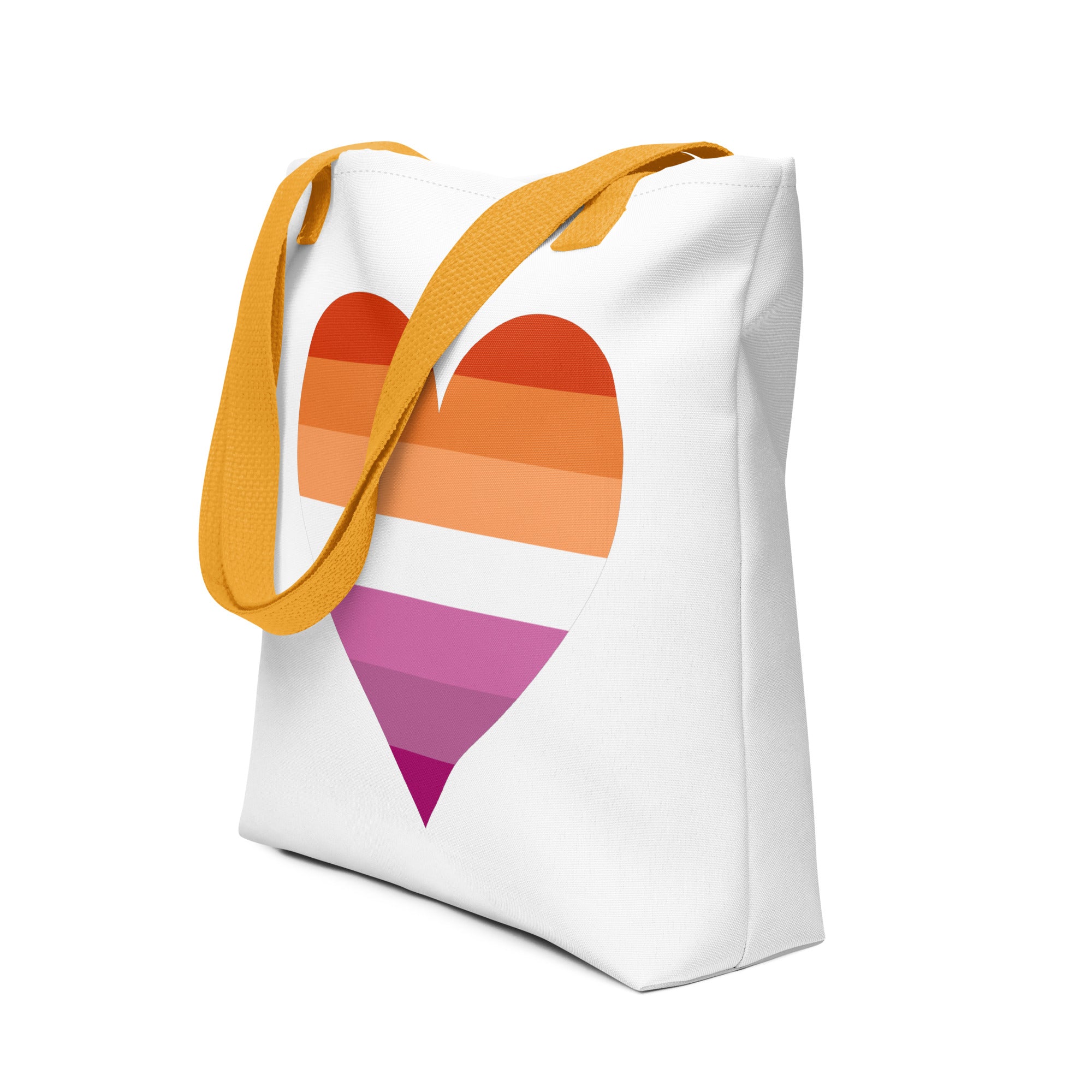 Tote bag Lesbian Heart
